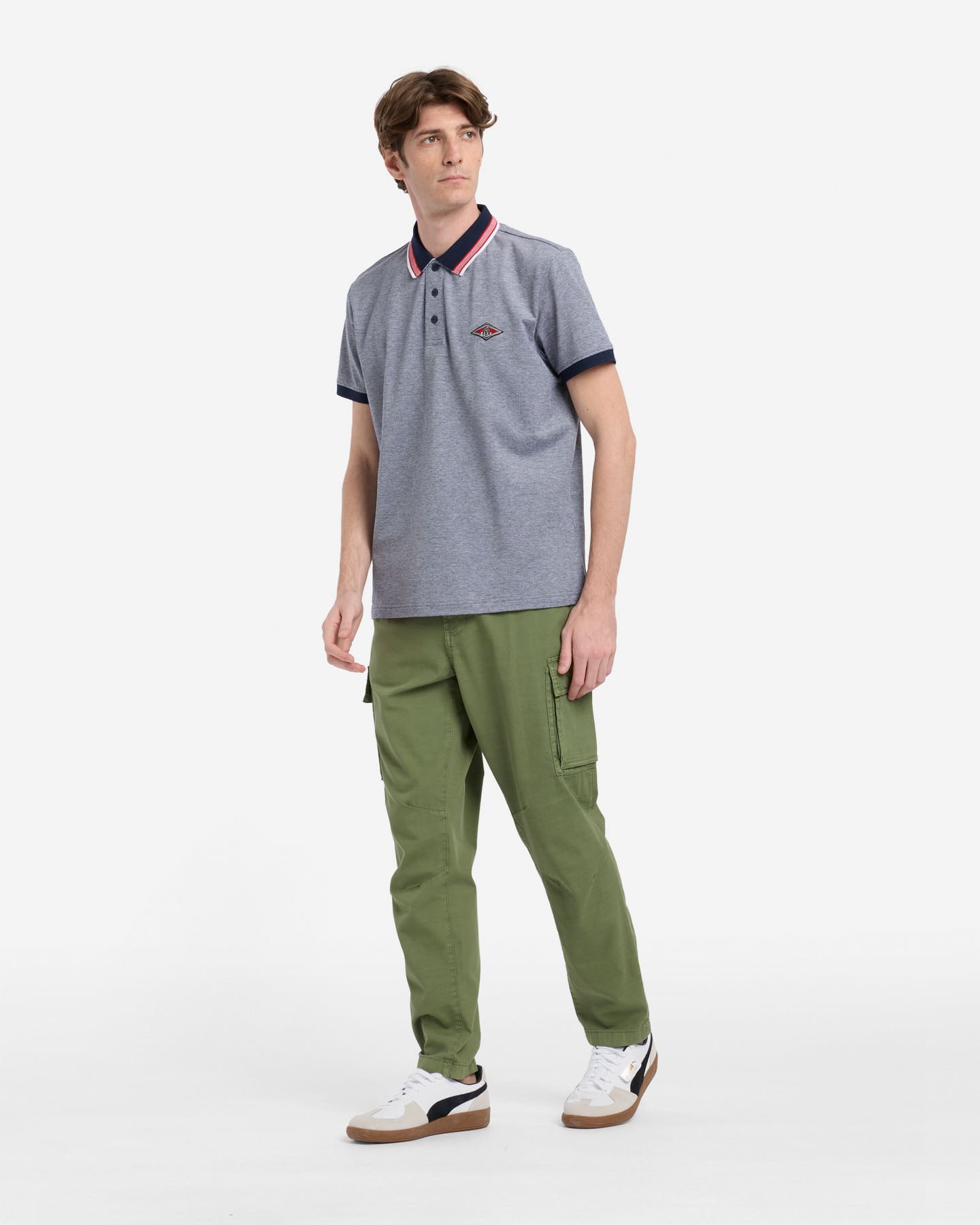 Polo BEAR ICONIC SMALL LOGO M - Blu - 4 | Cisalfa Sport