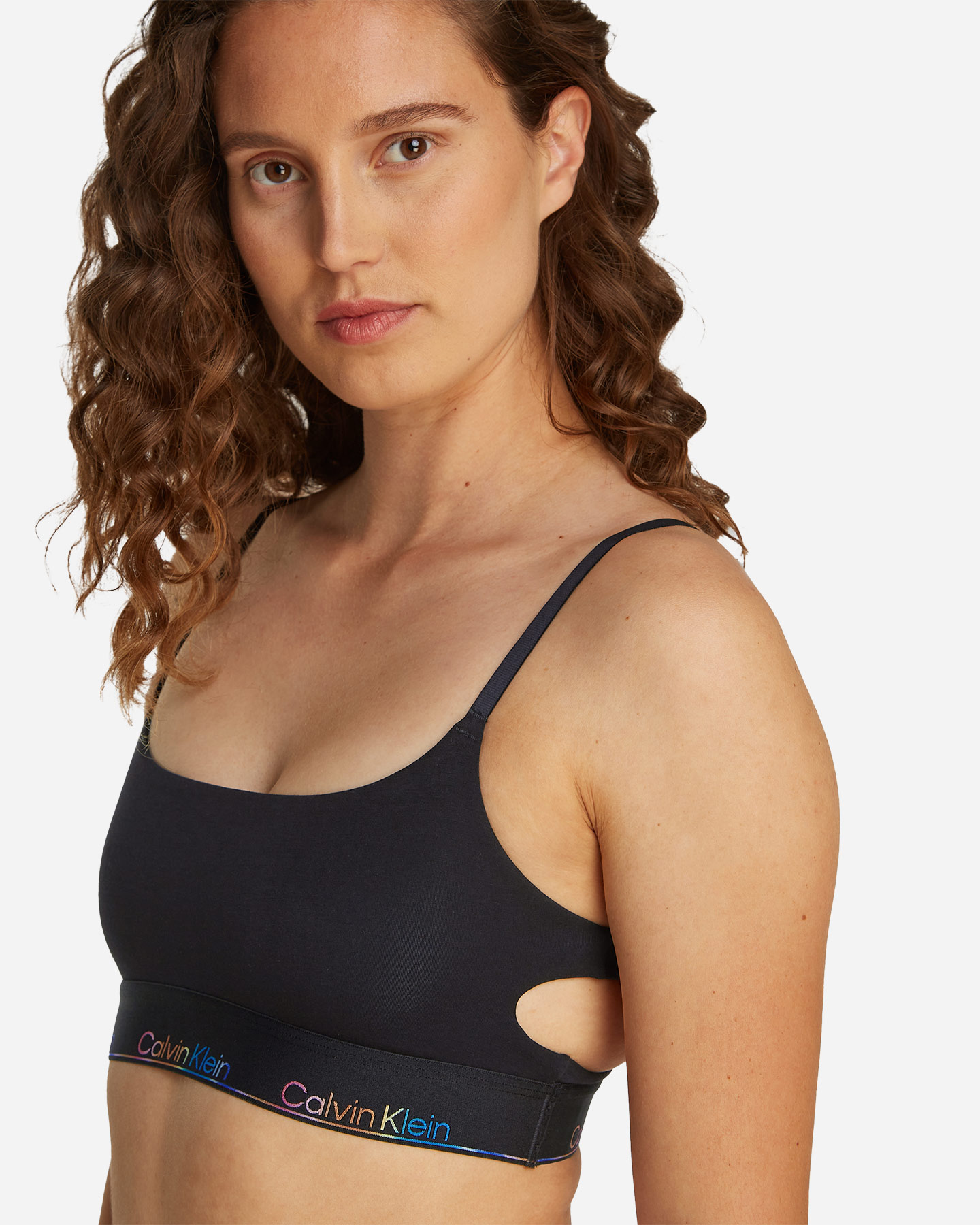 Intimo CALVIN KLEIN UNDERWEAR PRIDE UNLINED BRALETTE W - Nero - 4 | Cisalfa Sport