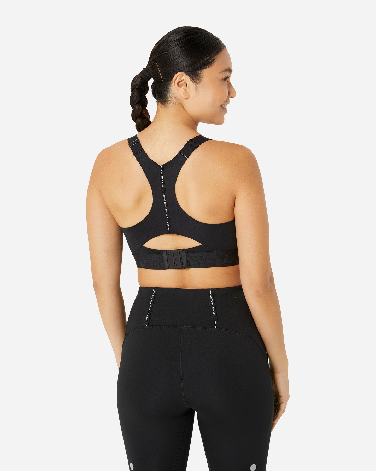 Reggiseno ASICS ROAD COMBINATION W - Nero - 2 | Cisalfa Sport