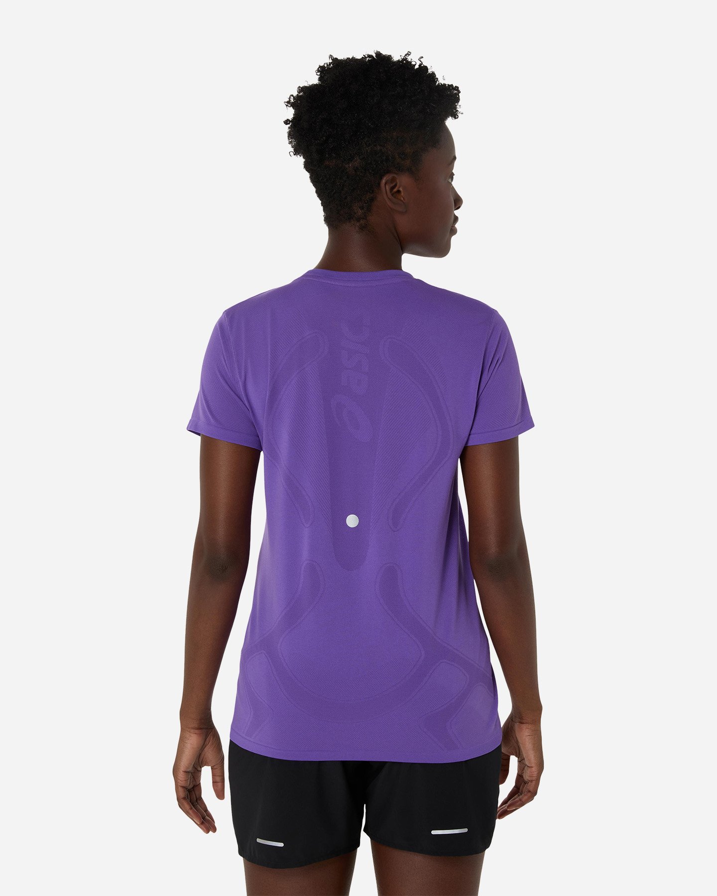 T-shirt running ASICS ROAD SEAMLESS W - Viola - 2 | Cisalfa Sport