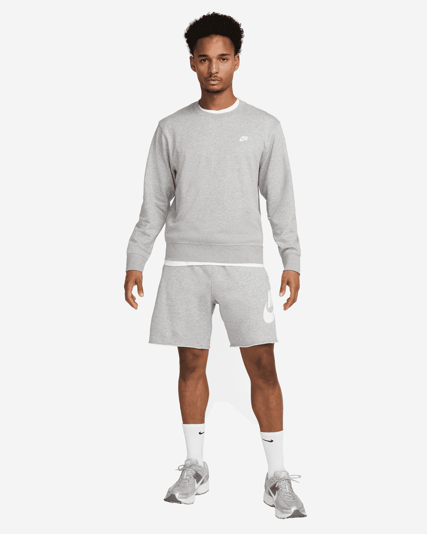 Pantaloncini NIKE ALUMNI BIG LOGO M - Grigio - 3 | Cisalfa Sport