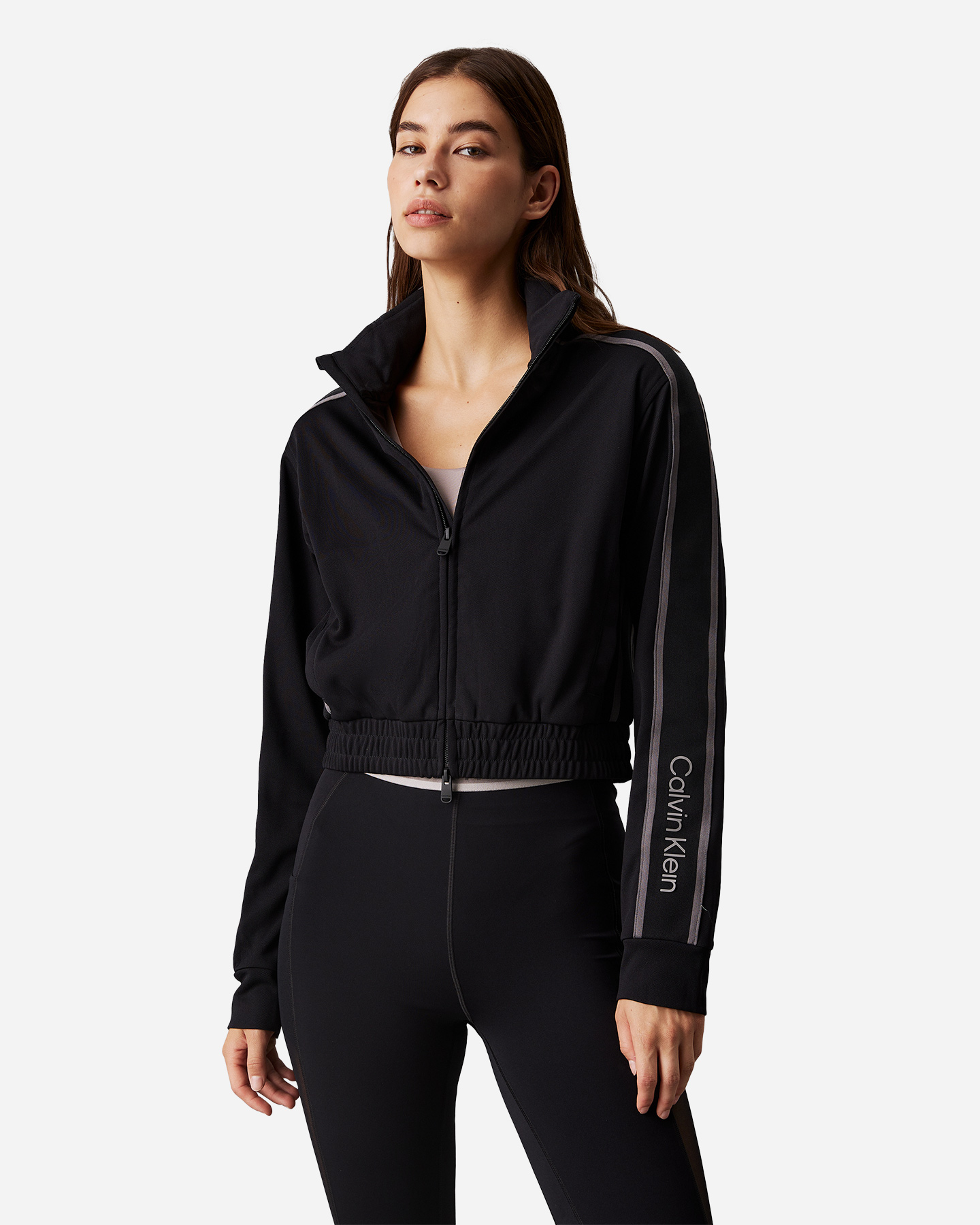 Felpa CALVIN KLEIN SPORT TAPE W - Nero - 0 | Cisalfa Sport