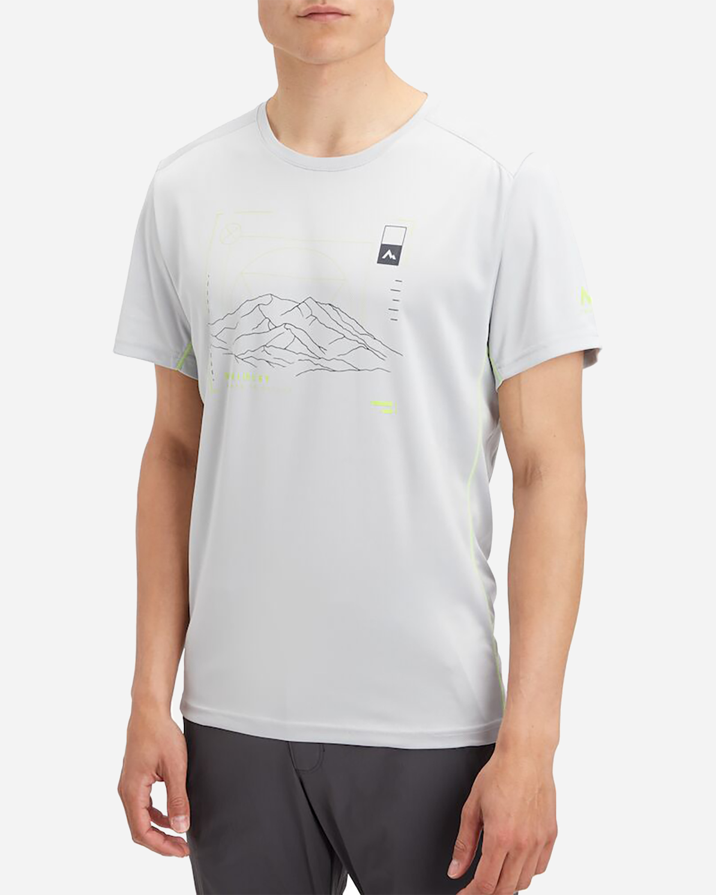 T-shirt MCKINLEY RIGGO PRINT M - Grigio - 1 | Cisalfa Sport