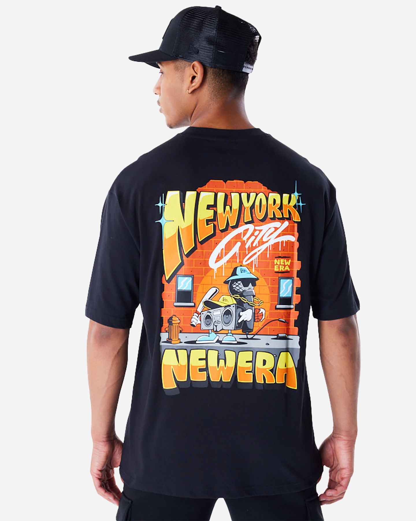 T-shirt NEW ERA BRAND BIG GFX NEW YORK M - Nero - 1 | Cisalfa Sport