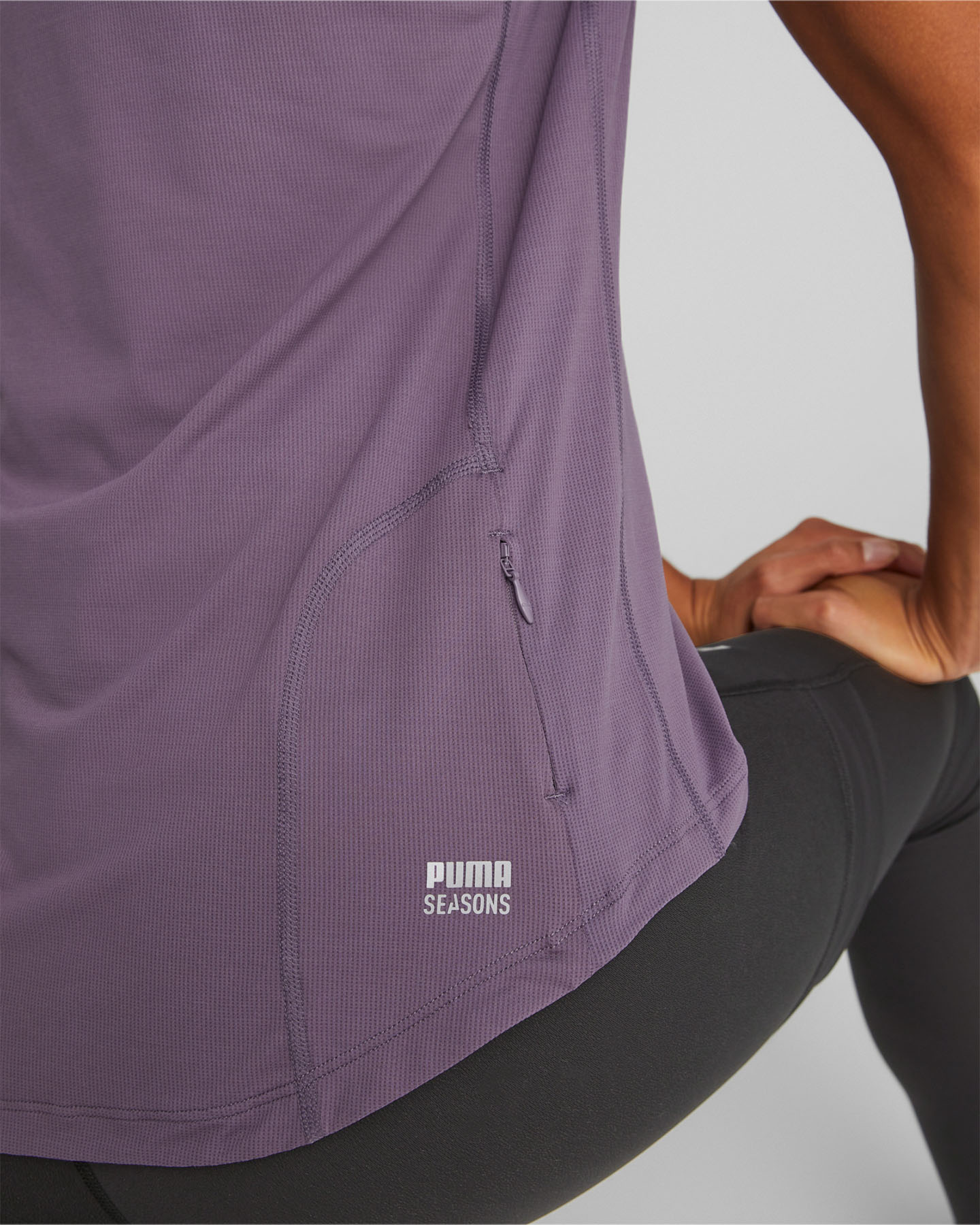 T-shirt running PUMA SEASONS COOLCELL W - Viola - 5 | Cisalfa Sport