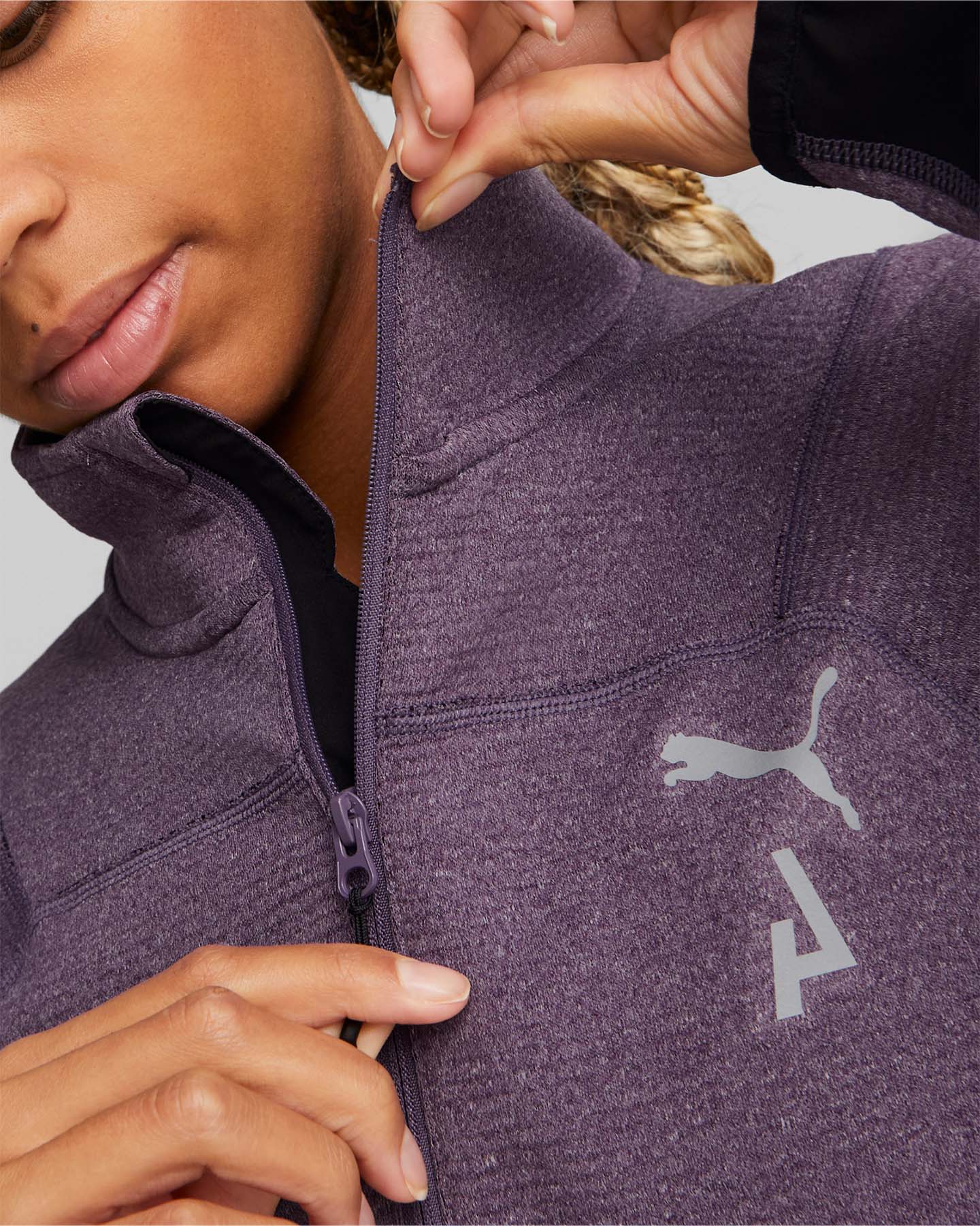 Maglia running PUMA SEASONS W - Viola - 4 | Cisalfa Sport