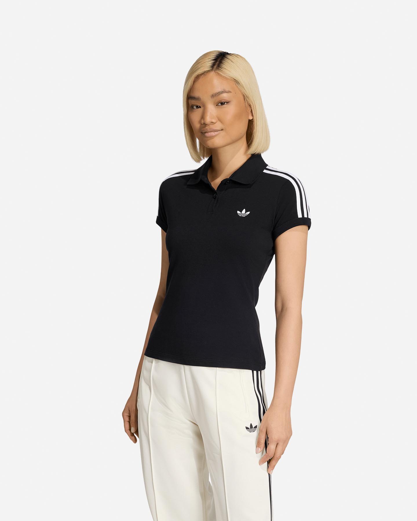 T-shirt ADIDAS 3STRIPES ADICOLOR W - Nero - 1 | Cisalfa Sport