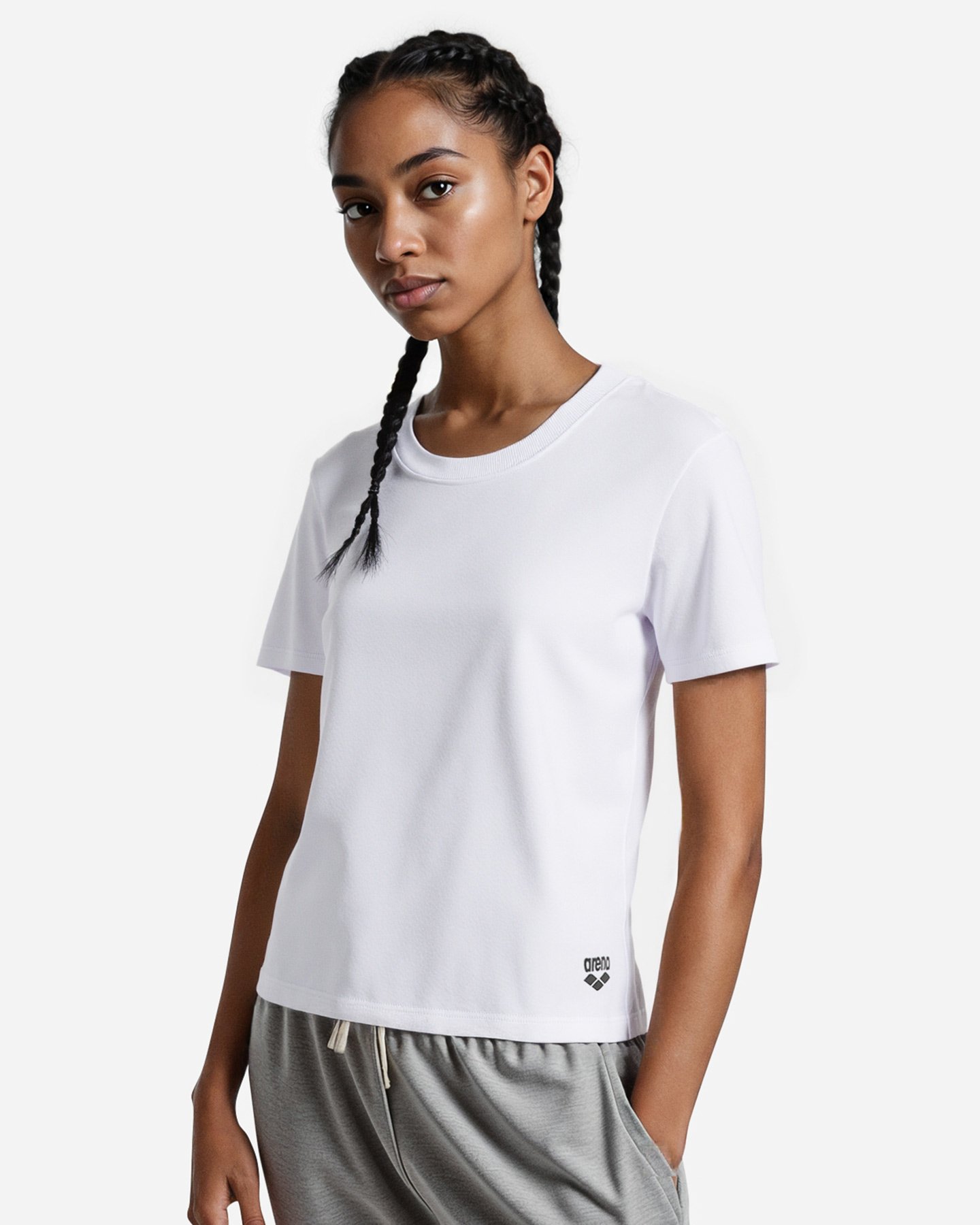 T-shirt ARENA ATHLETIC PROGRESS W - Bianco - 3 | Cisalfa Sport