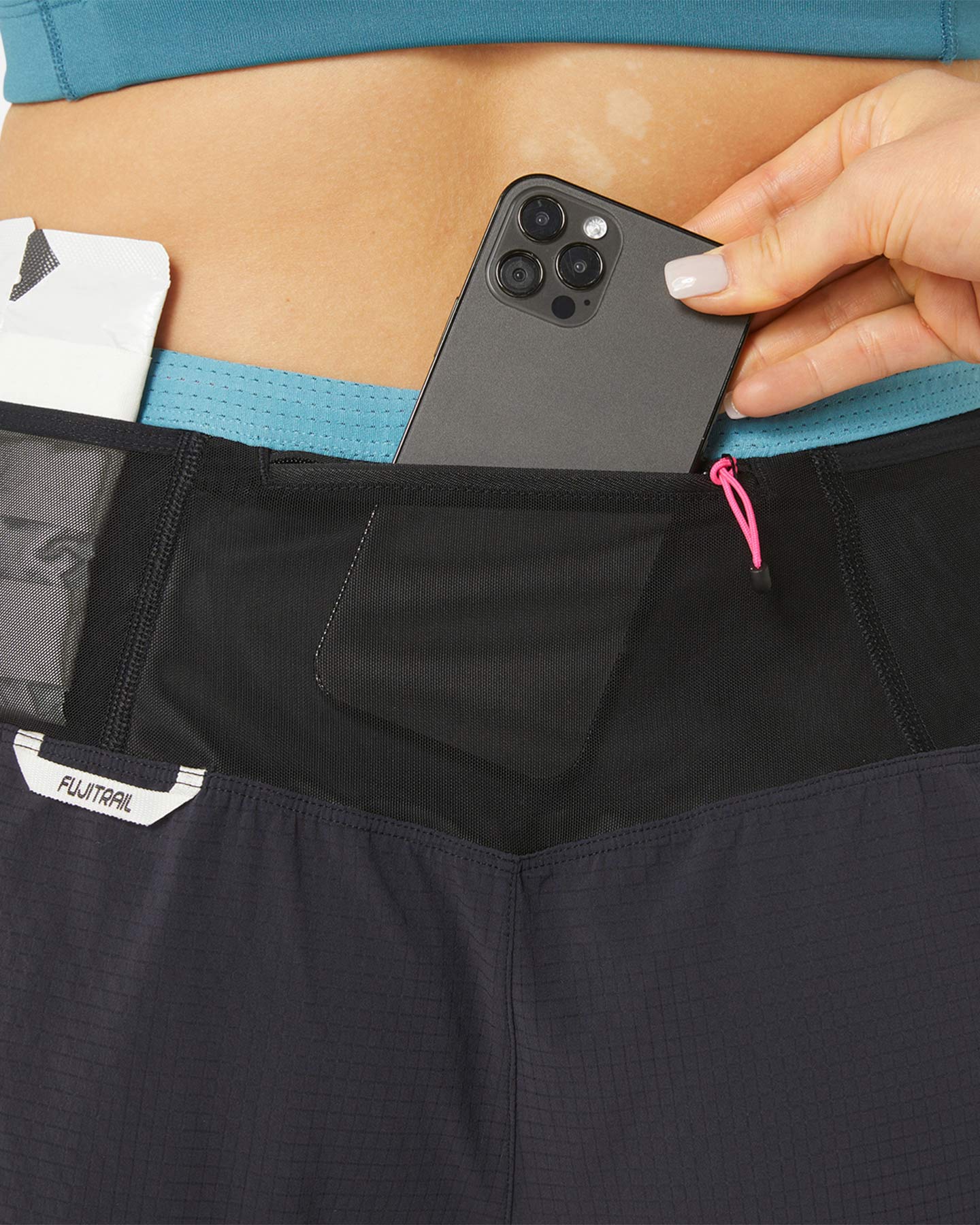 Short running ASICS FUJITRAIL 2-N-1 W - Nero - 3 | Cisalfa Sport