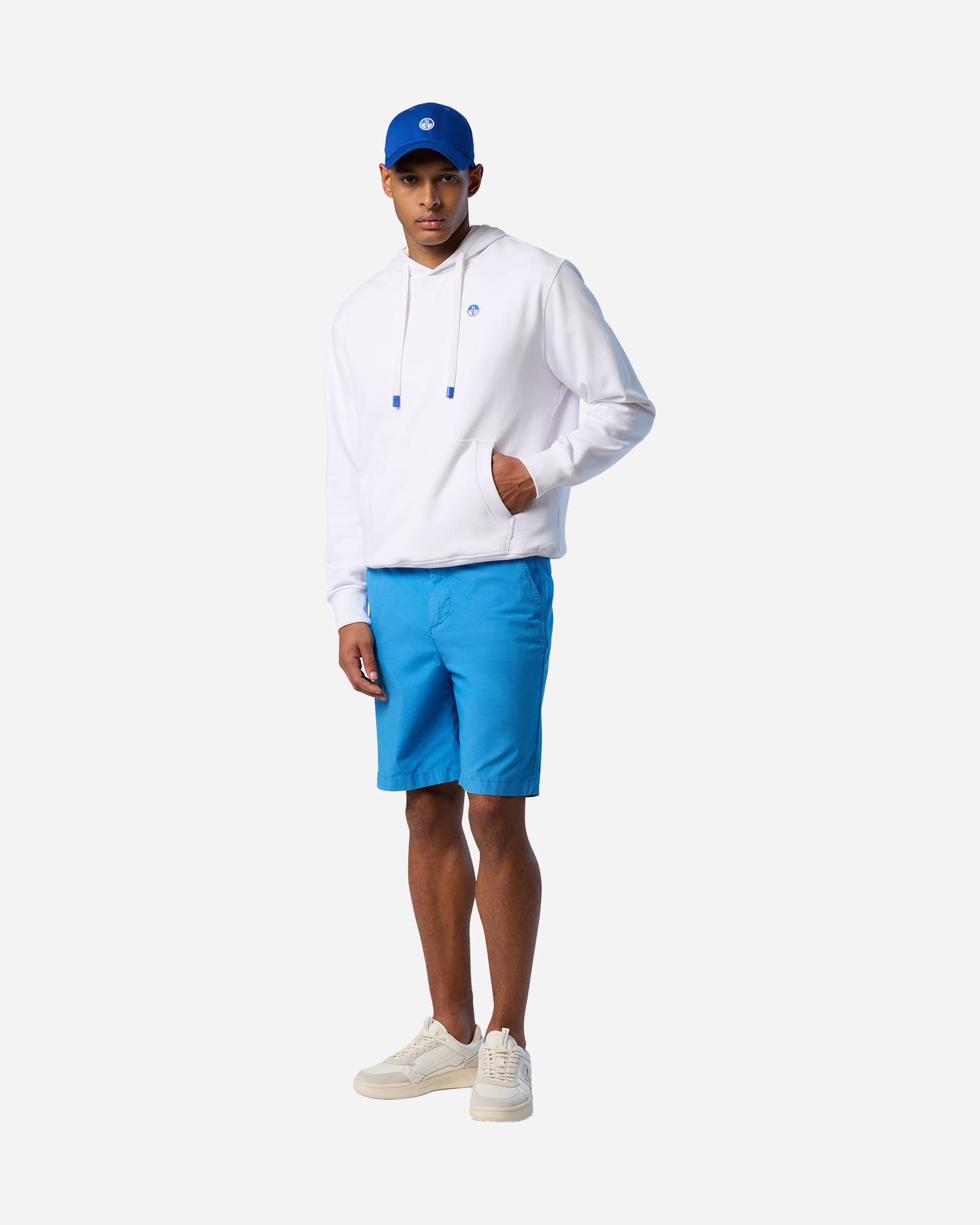 Bermuda NORTH SAILS CHINO POPELINE REGULAR M - Blu - 3 | Cisalfa Sport