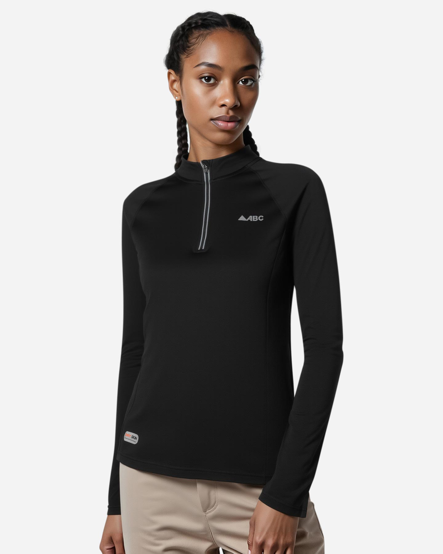 Maglia running ABC EESENTIAL W - Nero - 3 | Cisalfa Sport