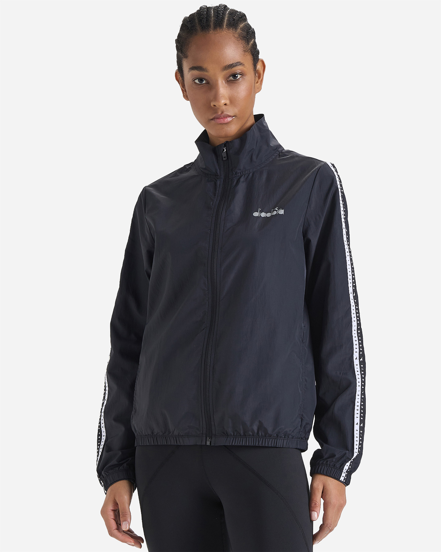 Giacca running DIADORA MULTILAYER BE ONE W - Nero - 1 | Cisalfa Sport