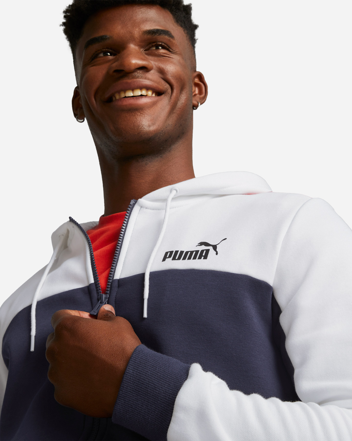 Tuta PUMA COLOR BLOCK FG C/CAP M - Blu - 4 | Cisalfa Sport