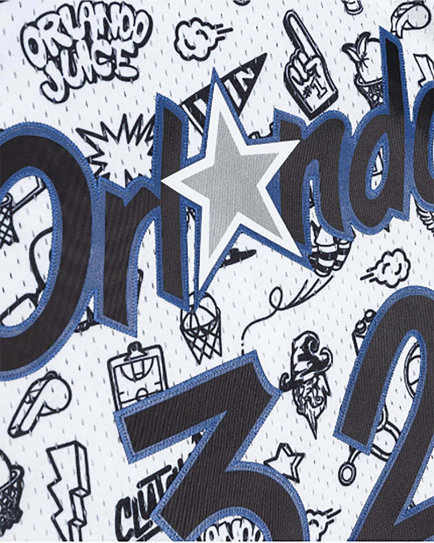 Abbigliamento basket MITCHELL&NESS NBA SWINGMAN ORLANDO MAGIC SHAQ 94 B M - Bianco - 3 | Cisalfa Sport