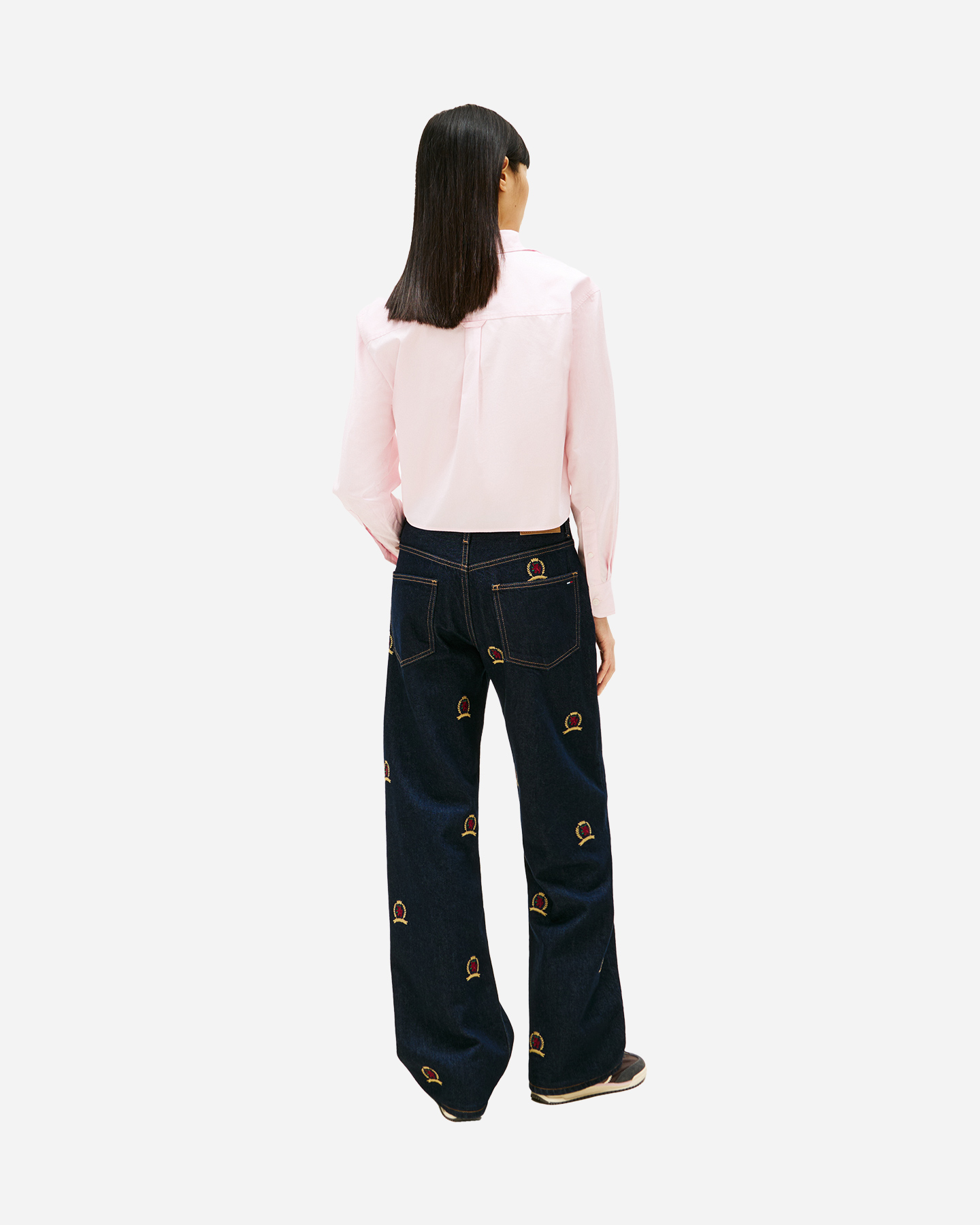 Camicia TOMMY HILFIGER FLAG W - Rosa - 3 | Cisalfa Sport