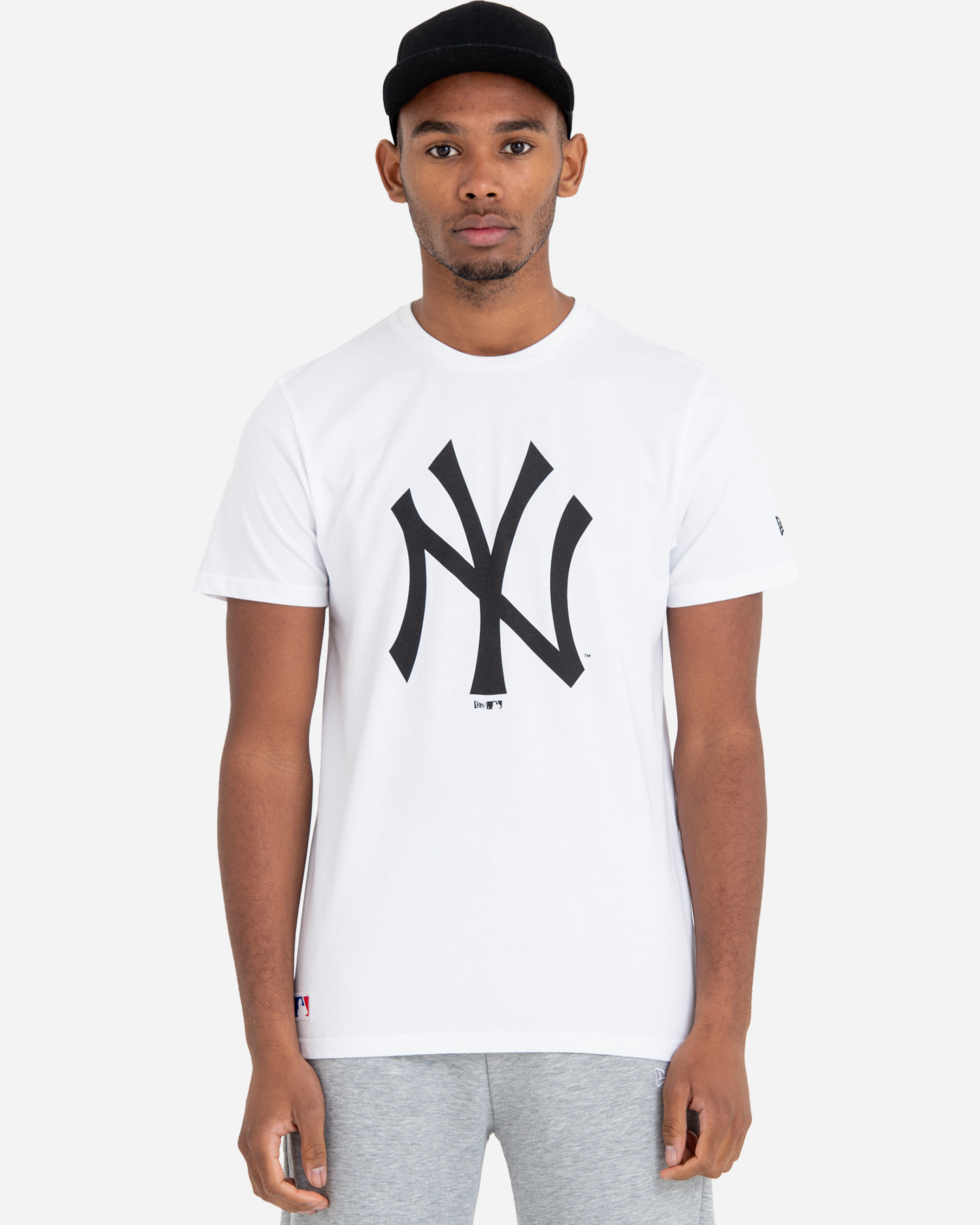 Image of New Era Mlb Big Logo Regular New York Yankees M - T-shirt - Uomo