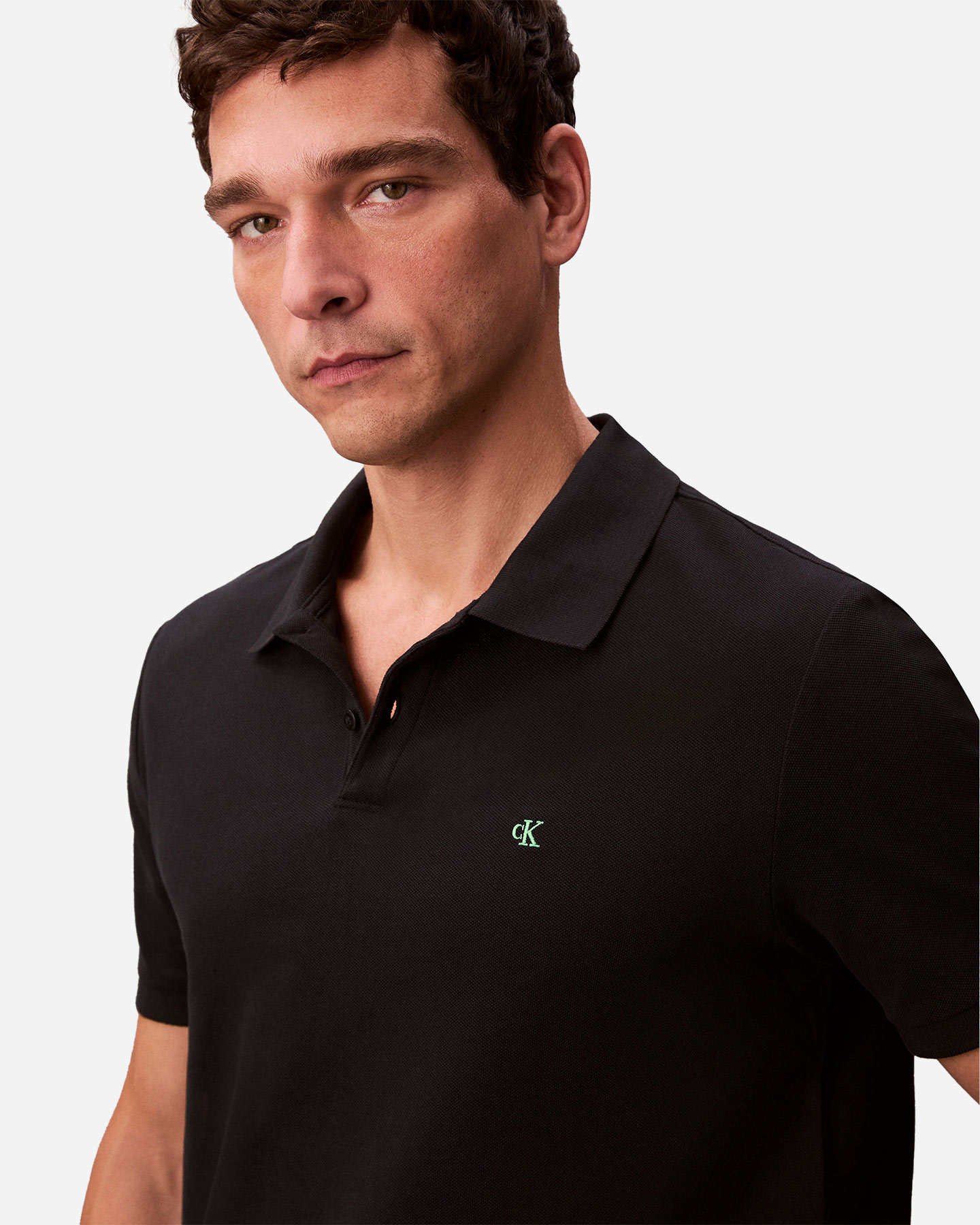 Polo CALVIN KLEIN JEANS SMALL LOGO M - Nero - 5 | Cisalfa Sport
