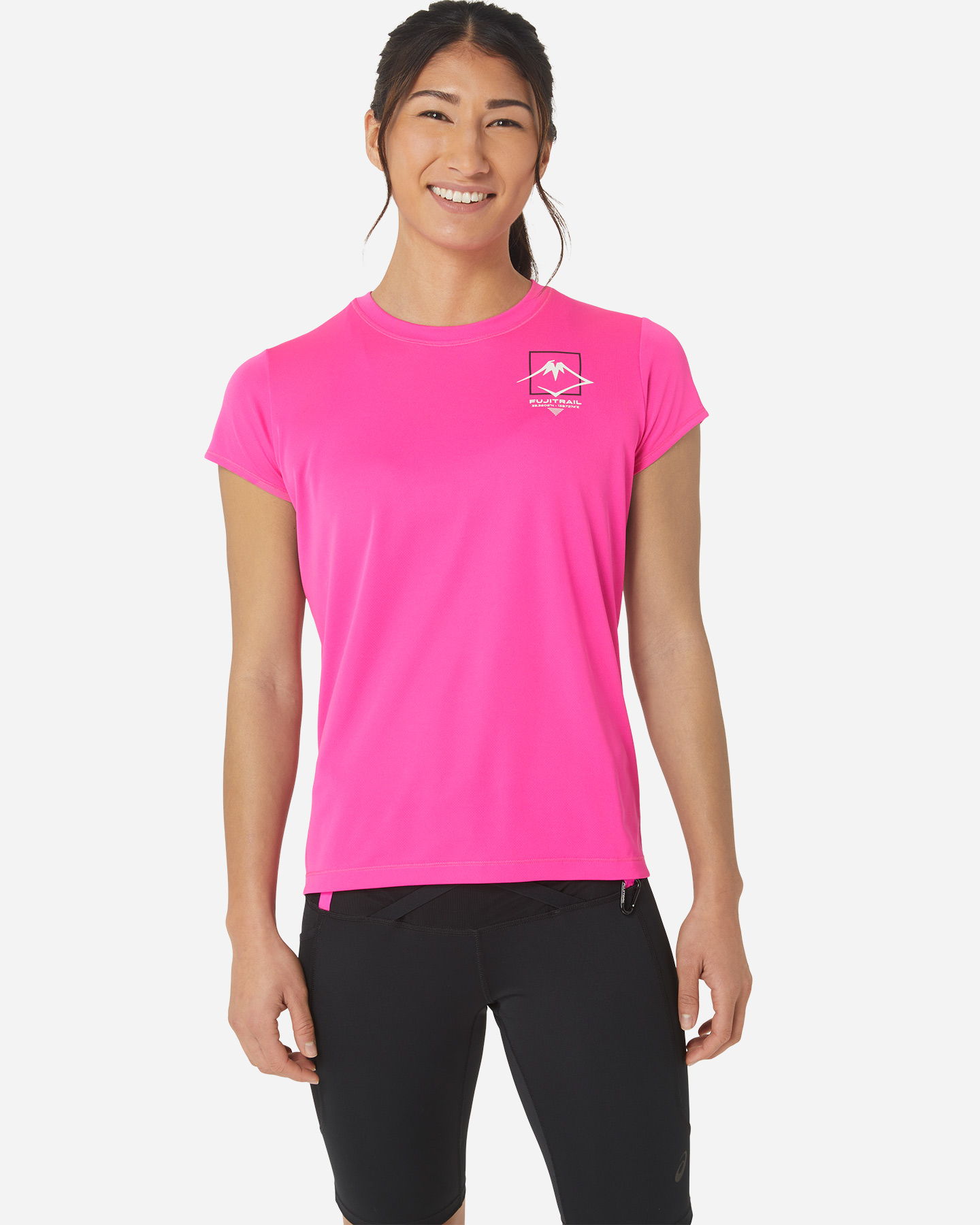 T-shirt running ASICS FUJITRAIL LOGO W - Rosa - 0 | Cisalfa Sport
