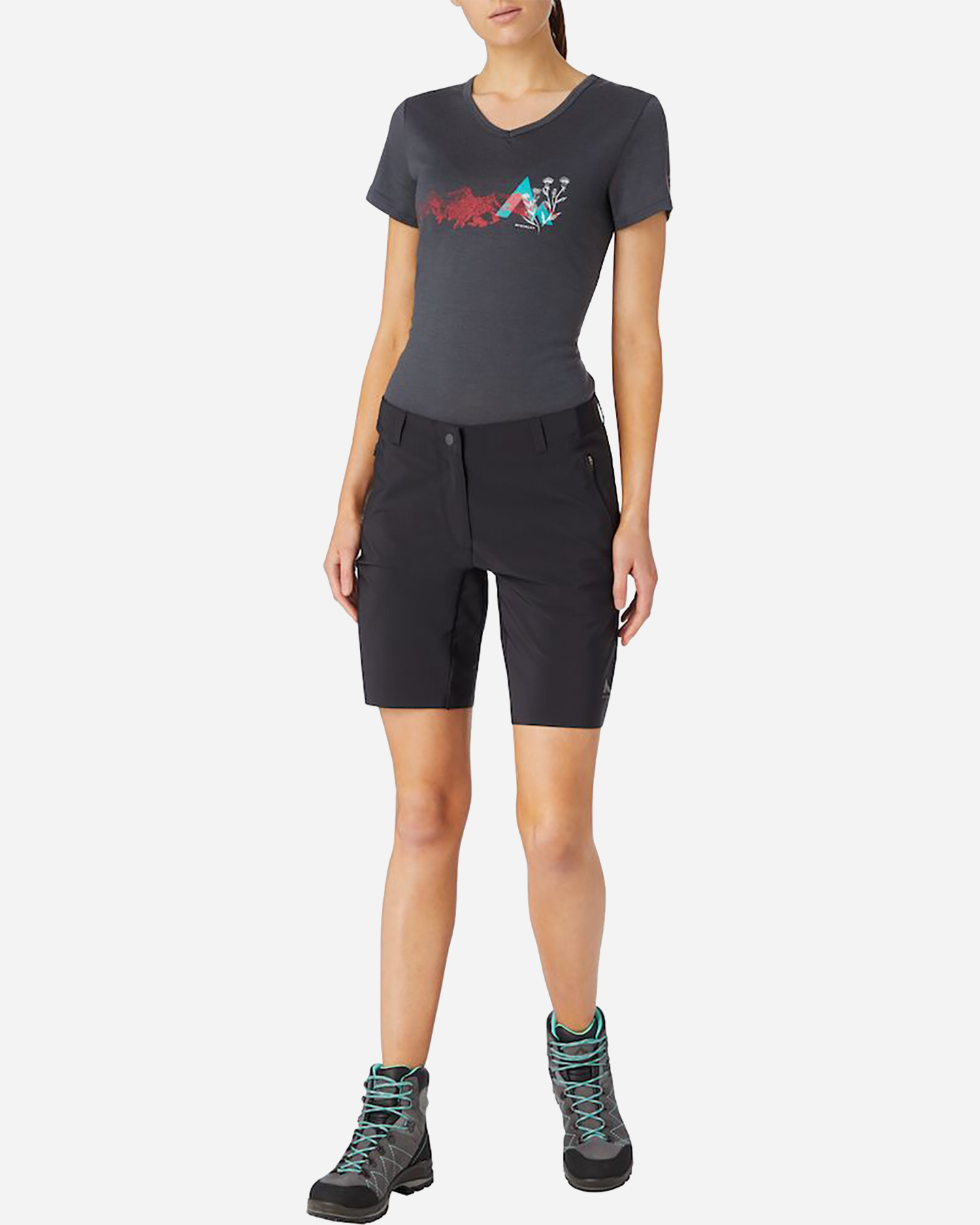 Pantaloncini MCKINLEY SALA W - Nero - 3 | Cisalfa Sport