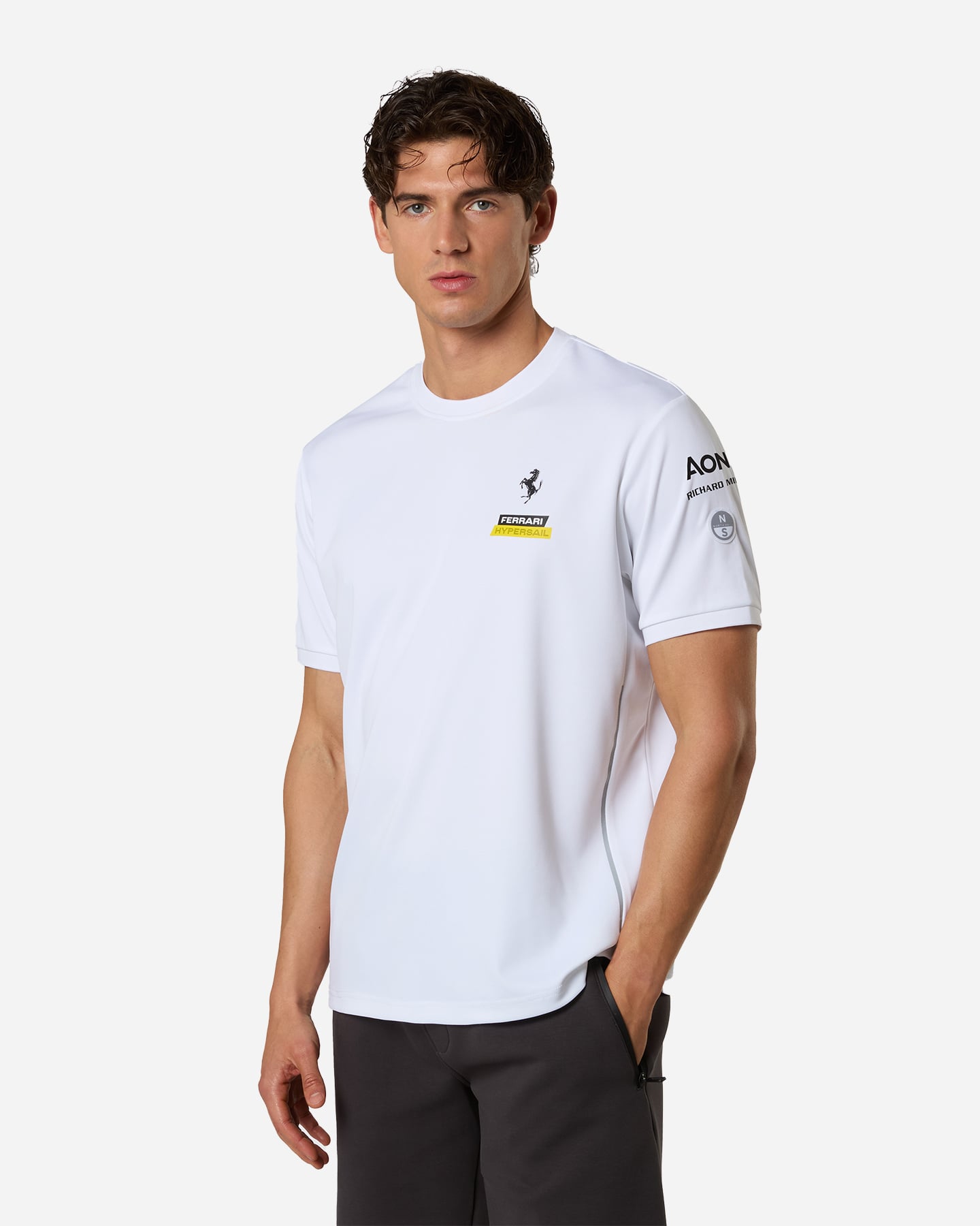 T-shirt NORTH SAILS COOLMAX FERRARI HYPERSAIL M - Bianco - 1 | Cisalfa Sport