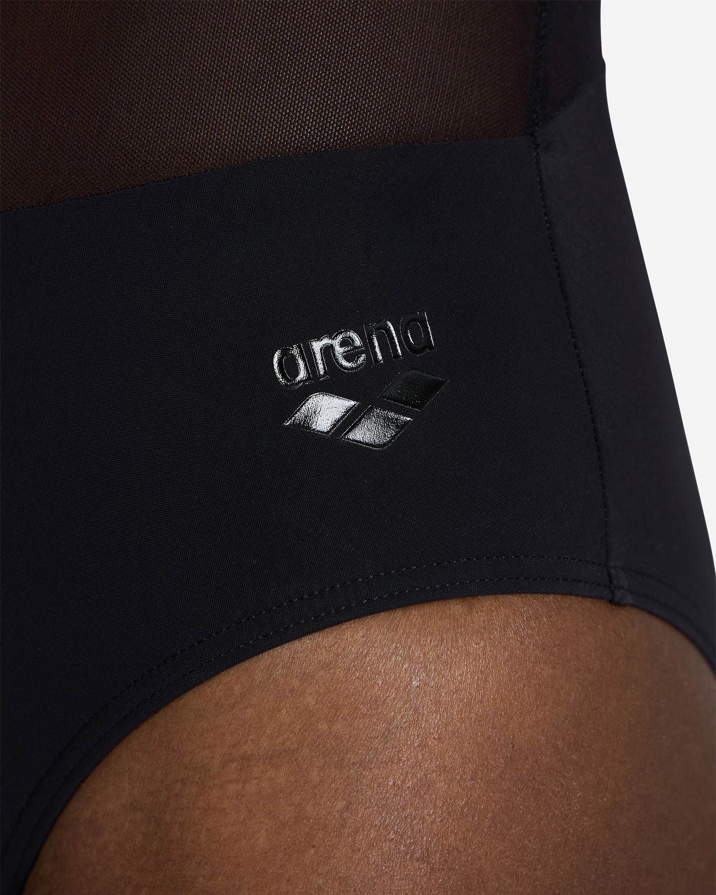 Costume piscina ARENA MESH PANELS VENT BACK W - Nero - 4 | Cisalfa Sport