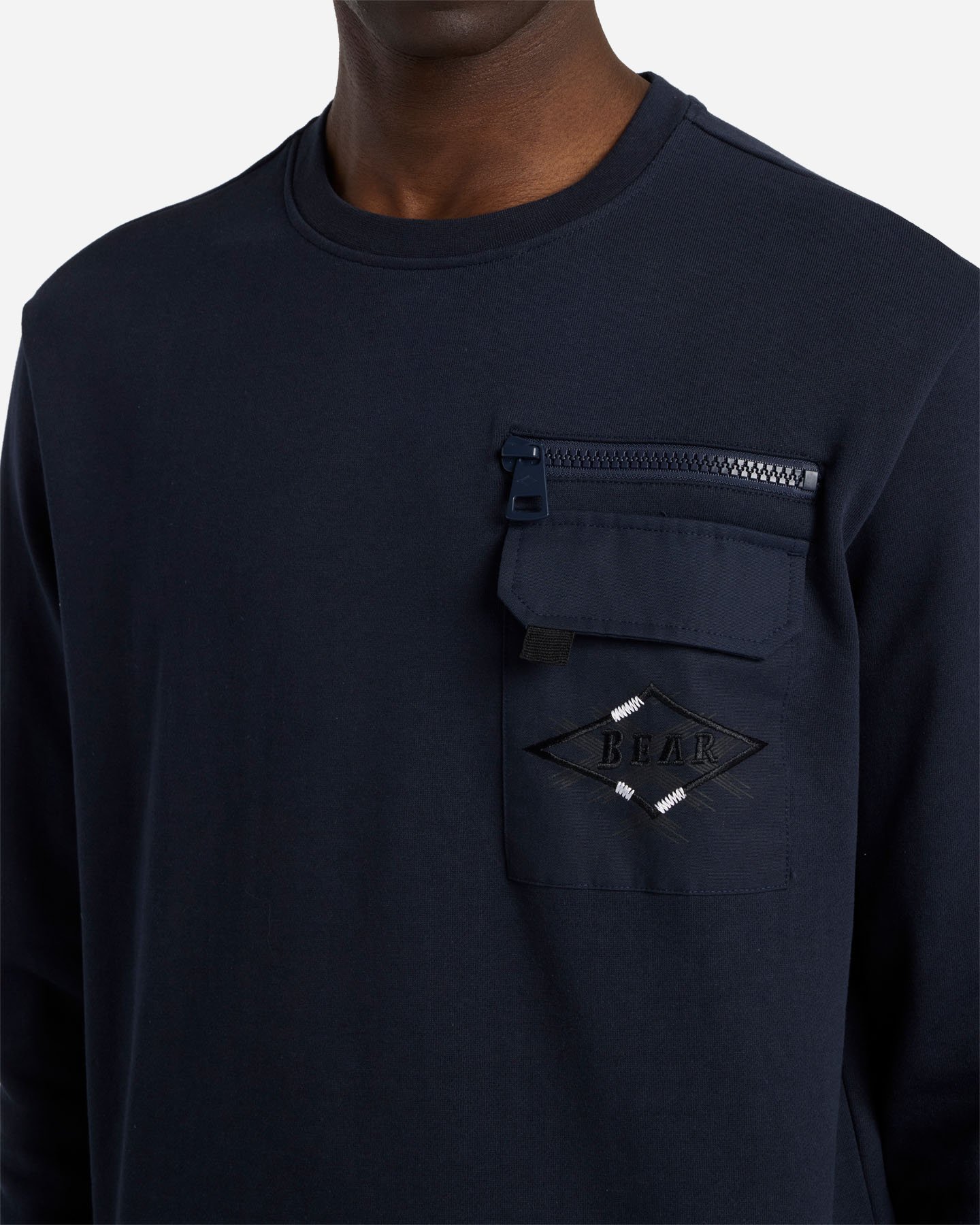 Felpa BEAR URBAN ASKED M - Blu - 5 | Cisalfa Sport