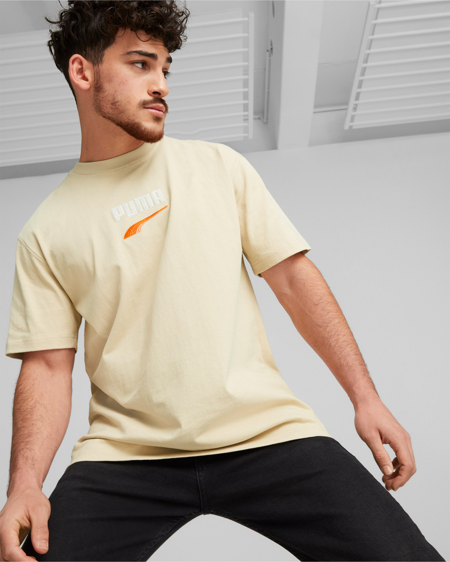 T-shirt PUMA DOWNTOWN LOGO RICAMATO M - 4 | Cisalfa Sport