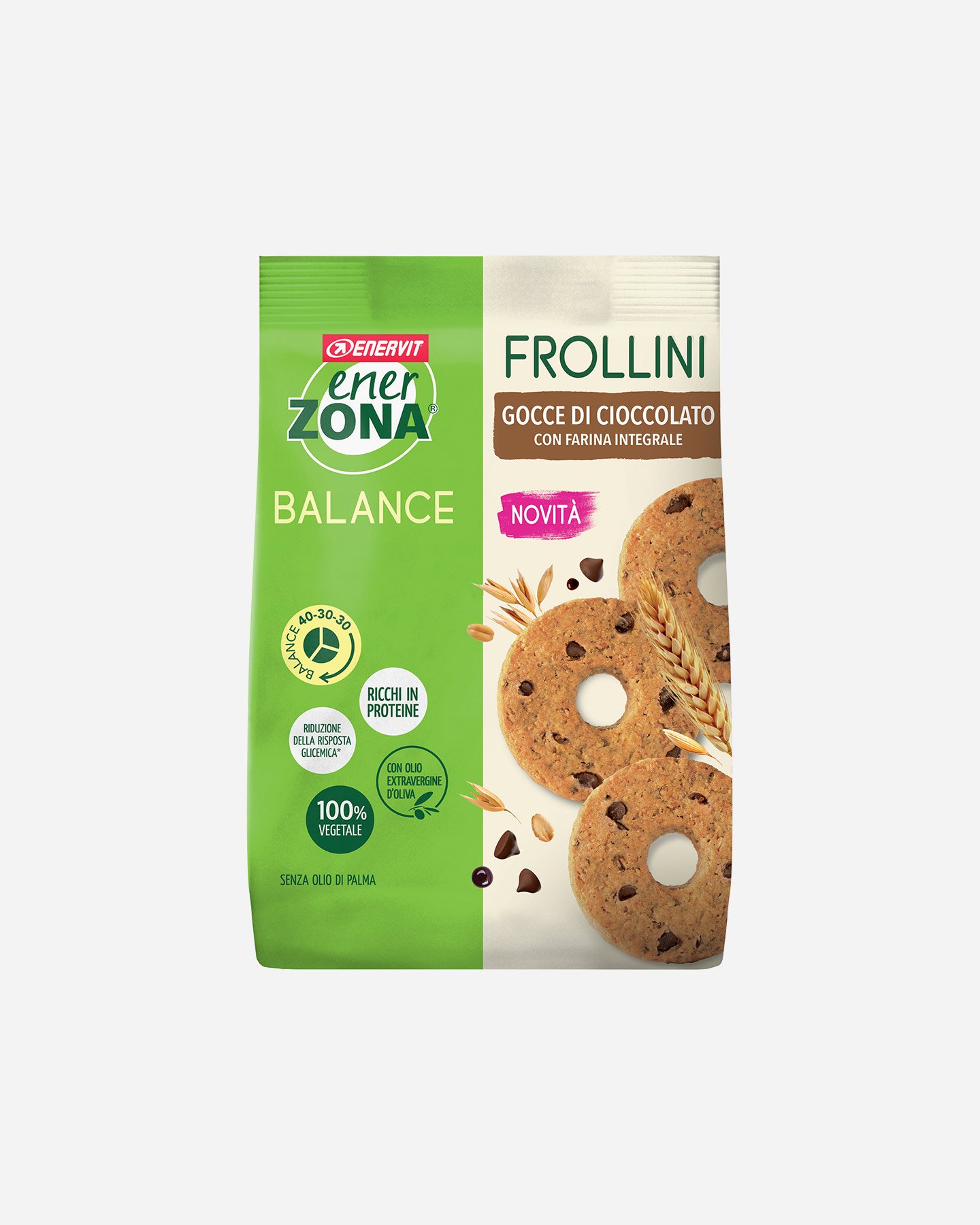 Alimento proteico ENERVIT FROLLINO INTEGRALE ENERZONA 250 G GOCCE CIOCC.  - Color mix - 0 | Cisalfa Sport