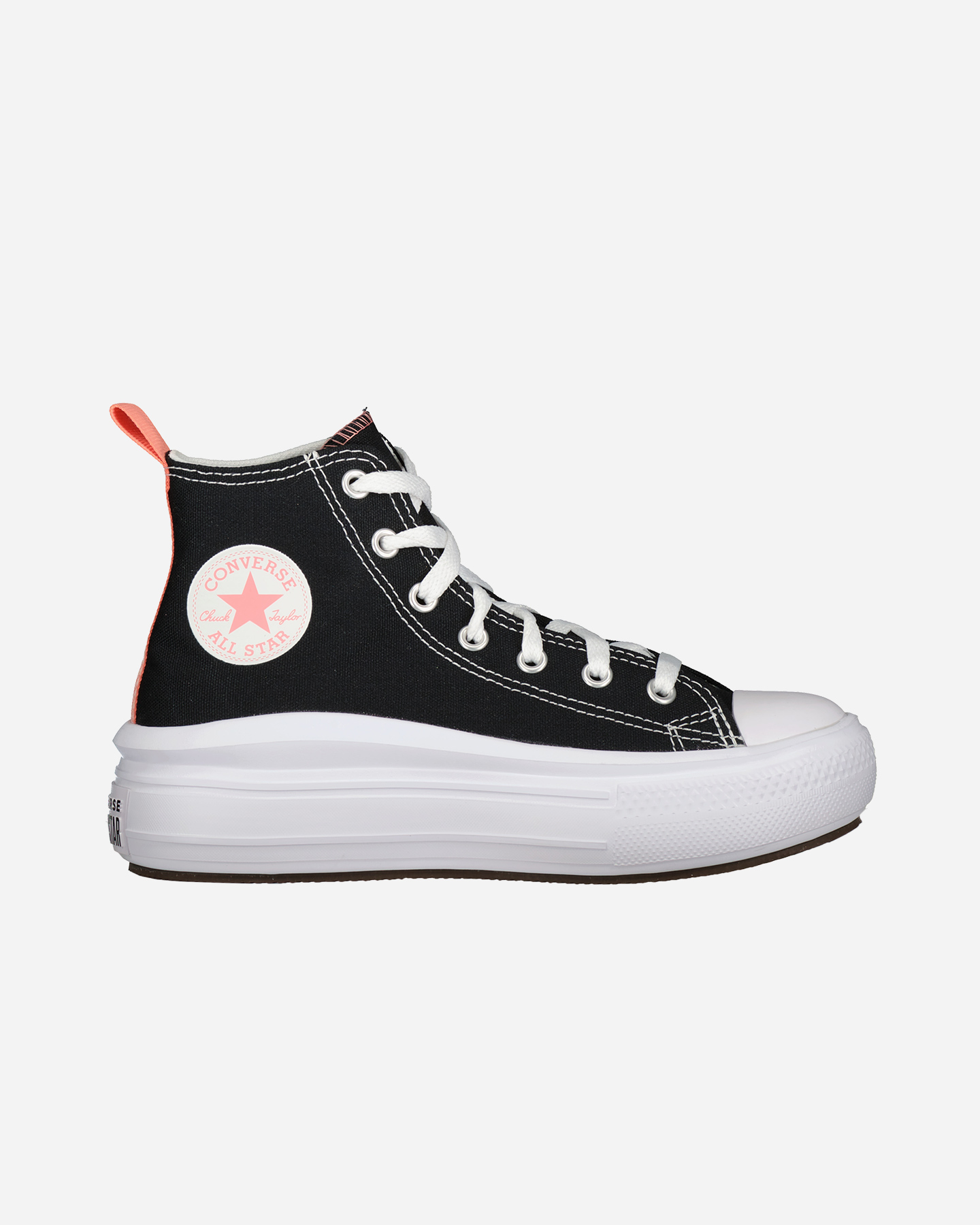 Scarpe sneakers CONVERSE CHUCK TAYLOR ALL STAR MOVE HIGH PS JR - Nero - 0 | Cisalfa Sport