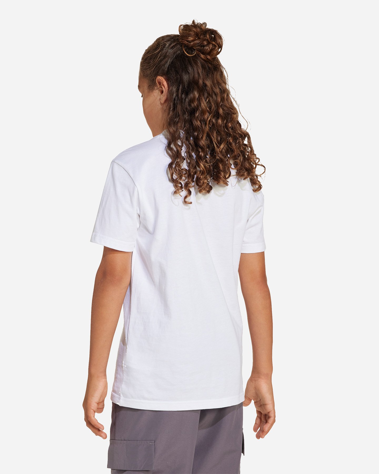 T-shirt ADIDAS ESSENTIALS JR - Bianco - 2 | Cisalfa Sport