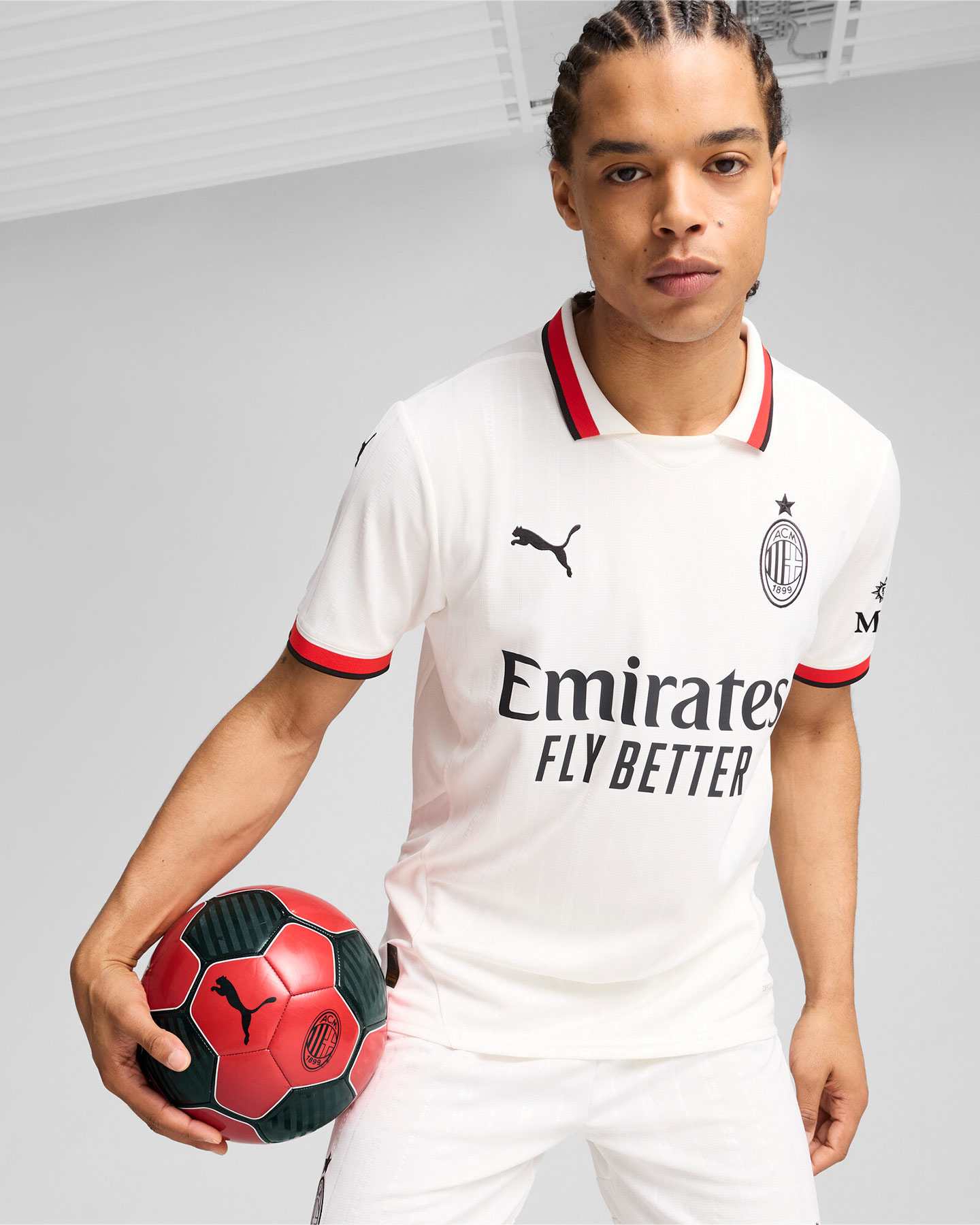 Maglia calcio ufficiale PUMA MILAN AWAY REPLICA 24-25 M - Bianco - 2 | Cisalfa Sport