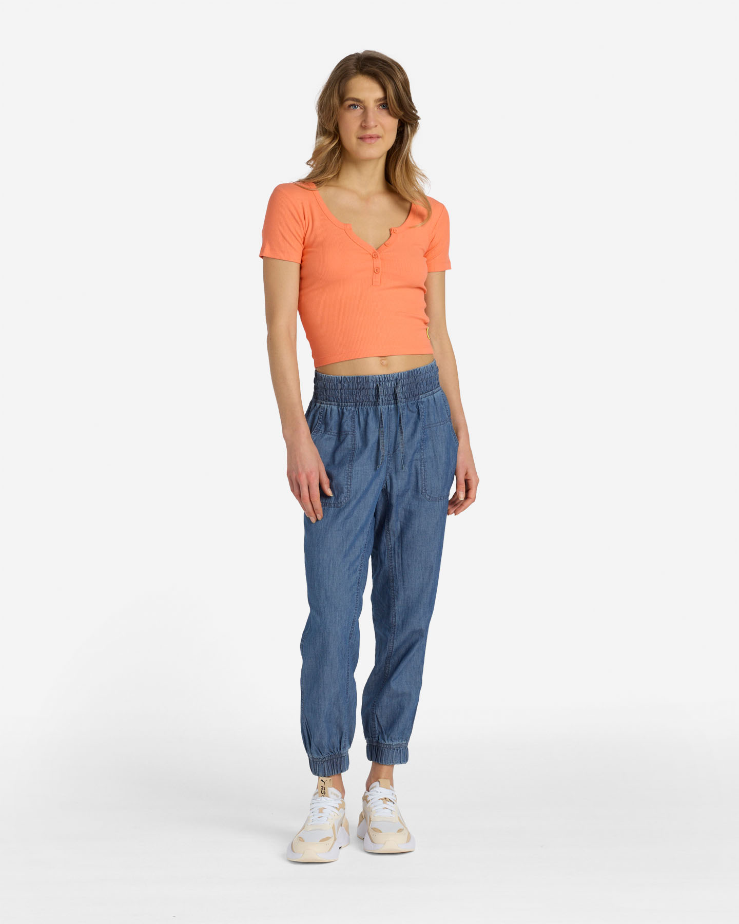 T-shirt MISTRAL CONTEMPORARY ETNIC W - Arancione - 2 | Cisalfa Sport