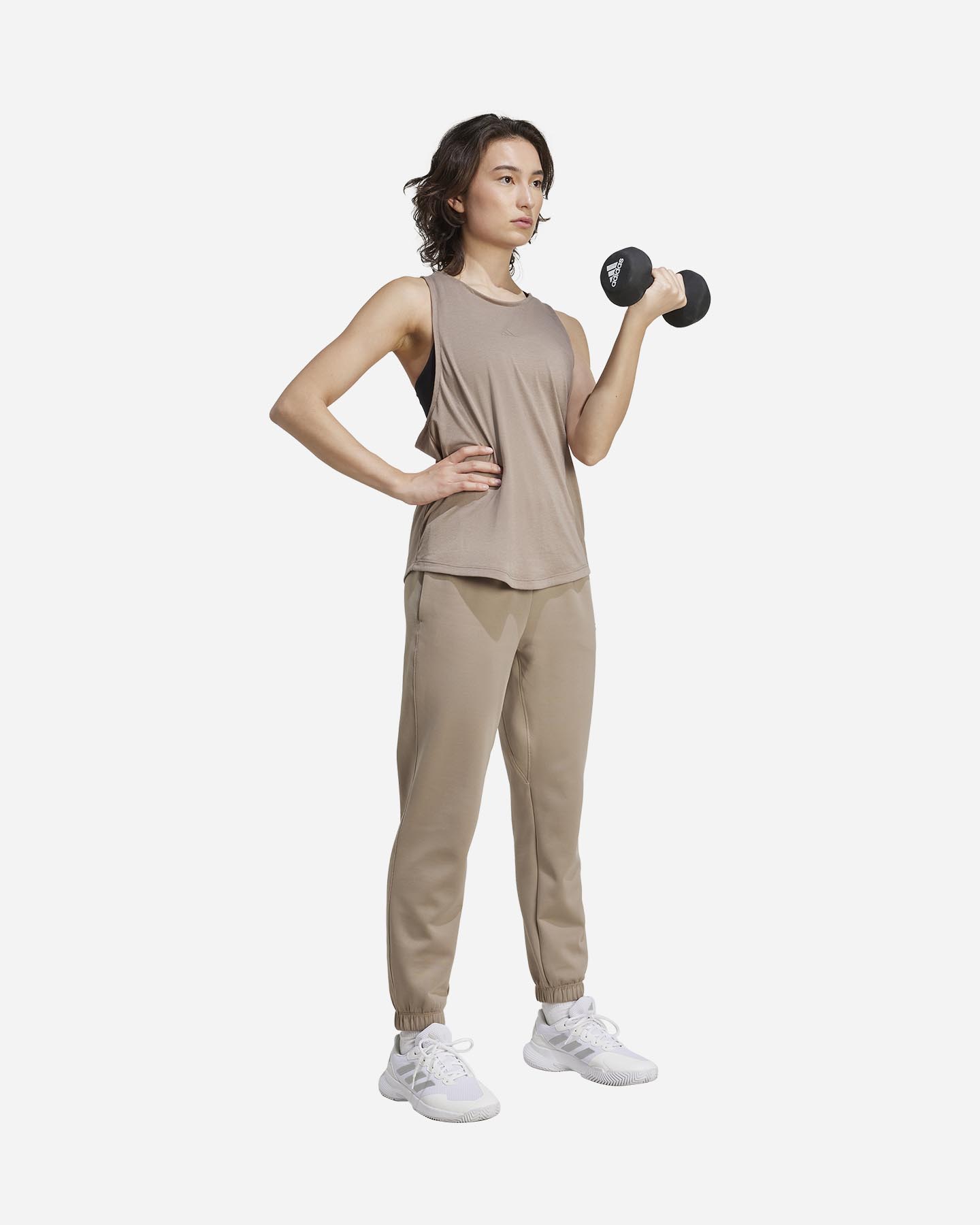 Pantalone training ADIDAS YOGA W - Marrone - 2 | Cisalfa Sport