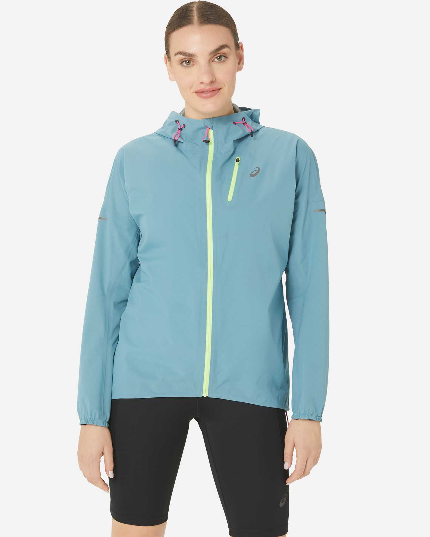 Giacca running ASICS FUJITRAIL WATERPROOF W - Blu - 0 | Cisalfa Sport