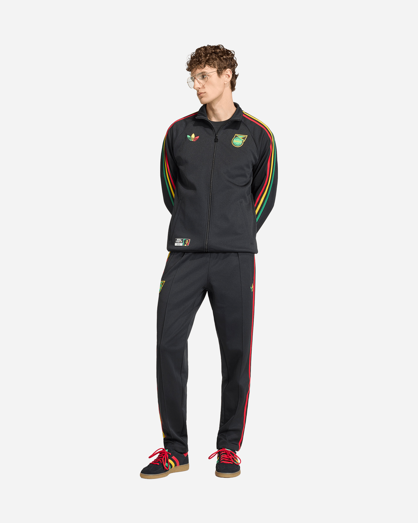 Felpa ADIDAS JAMAICA ORIGINALS M - Nero - 2 | Cisalfa Sport