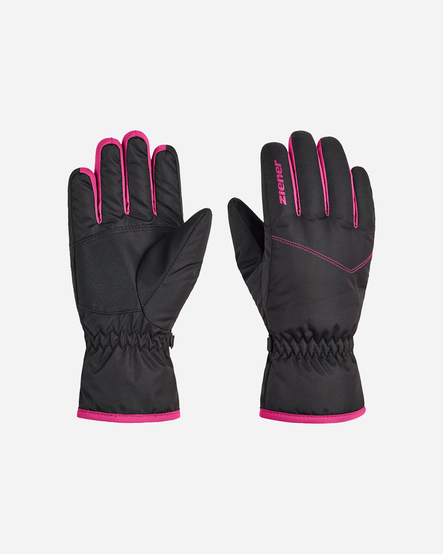 Guanti sci ZIENER BICOLOR JR - Nero - 0 | Cisalfa Sport