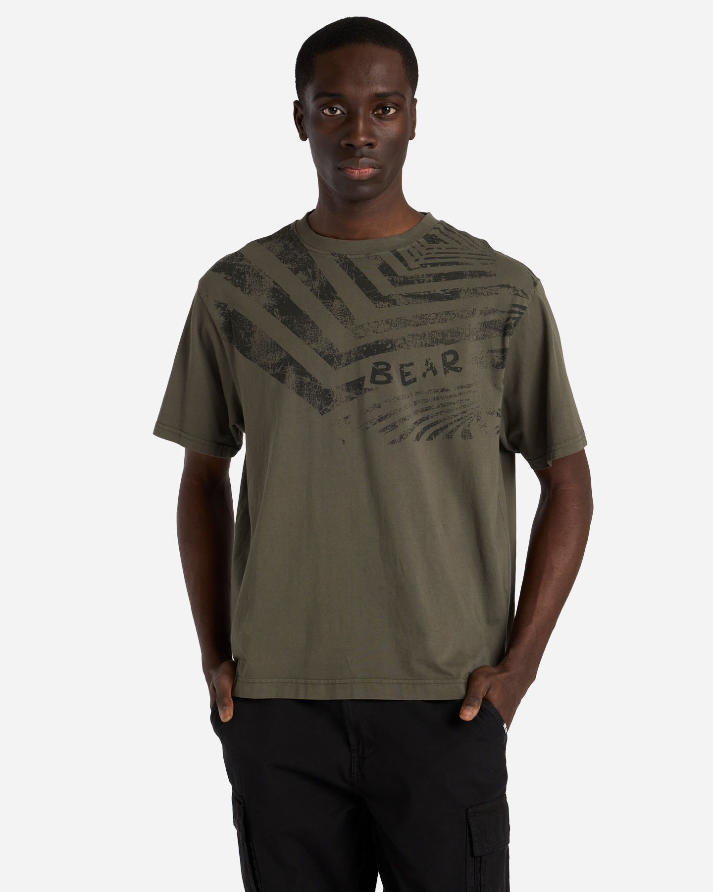 T-shirt BEAR URBAN ASKED M - Verde - 1 | Cisalfa Sport