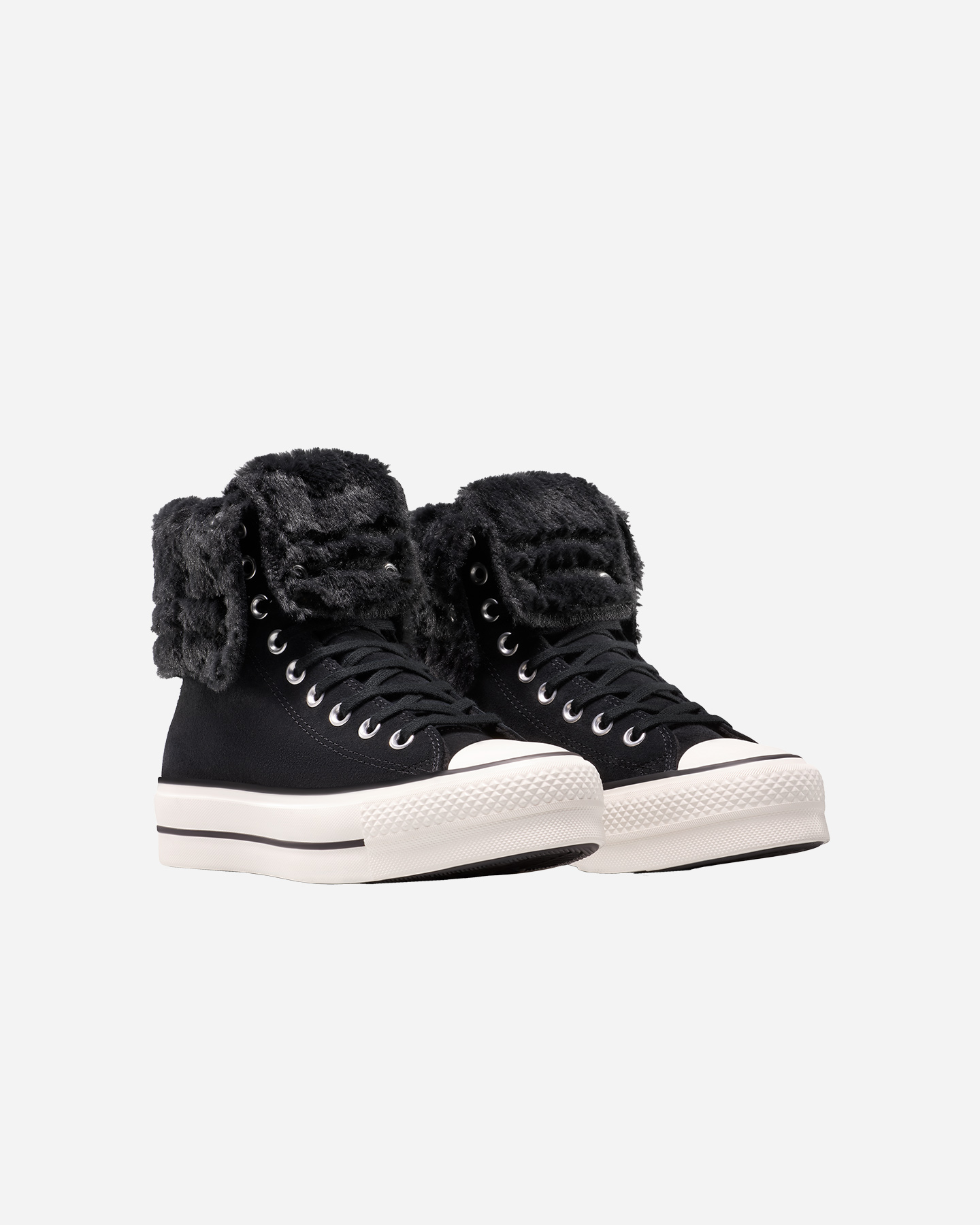 Scarpe sneakers CONVERSE CHUCK TAYLOR ALL STAR FOLD OVER LIFT X-HIGH W - Nero - 1 | Cisalfa Sport