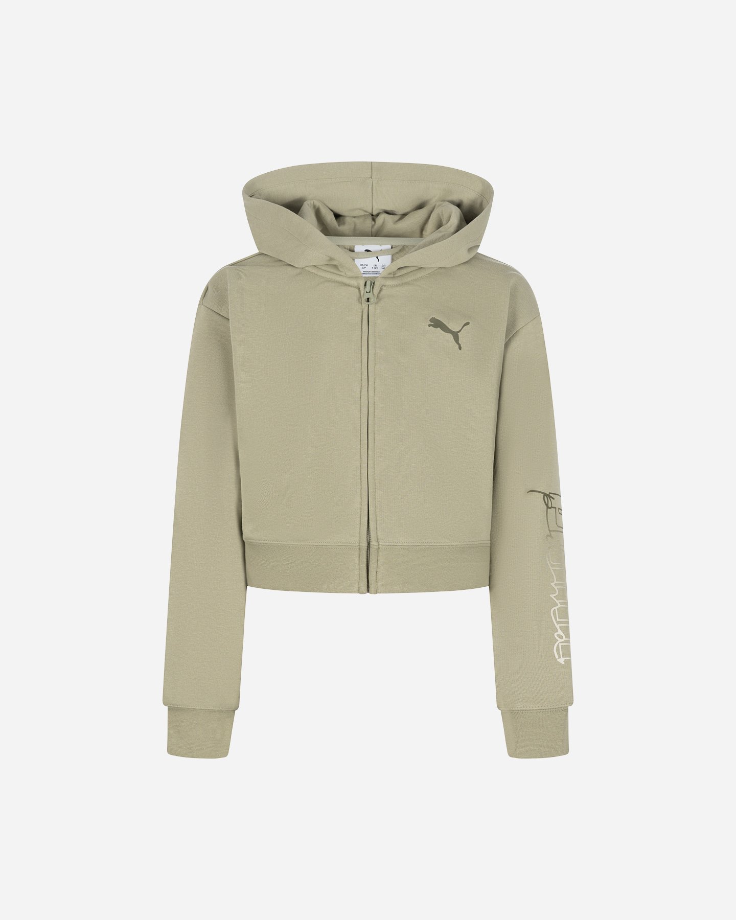 Felpa PUMA CLASSIC JR - Verde - 0 | Cisalfa Sport