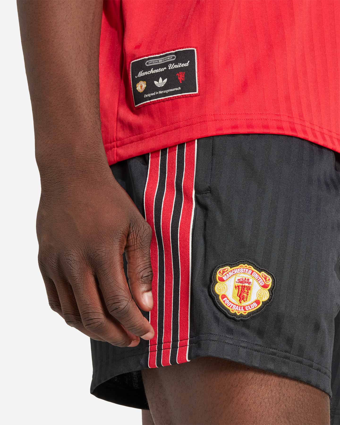 Pantaloncini calcio ufficiali ADIDAS MANCHESTER UNITED OG ICON 24-25 M - Nero - 3 | Cisalfa Sport
