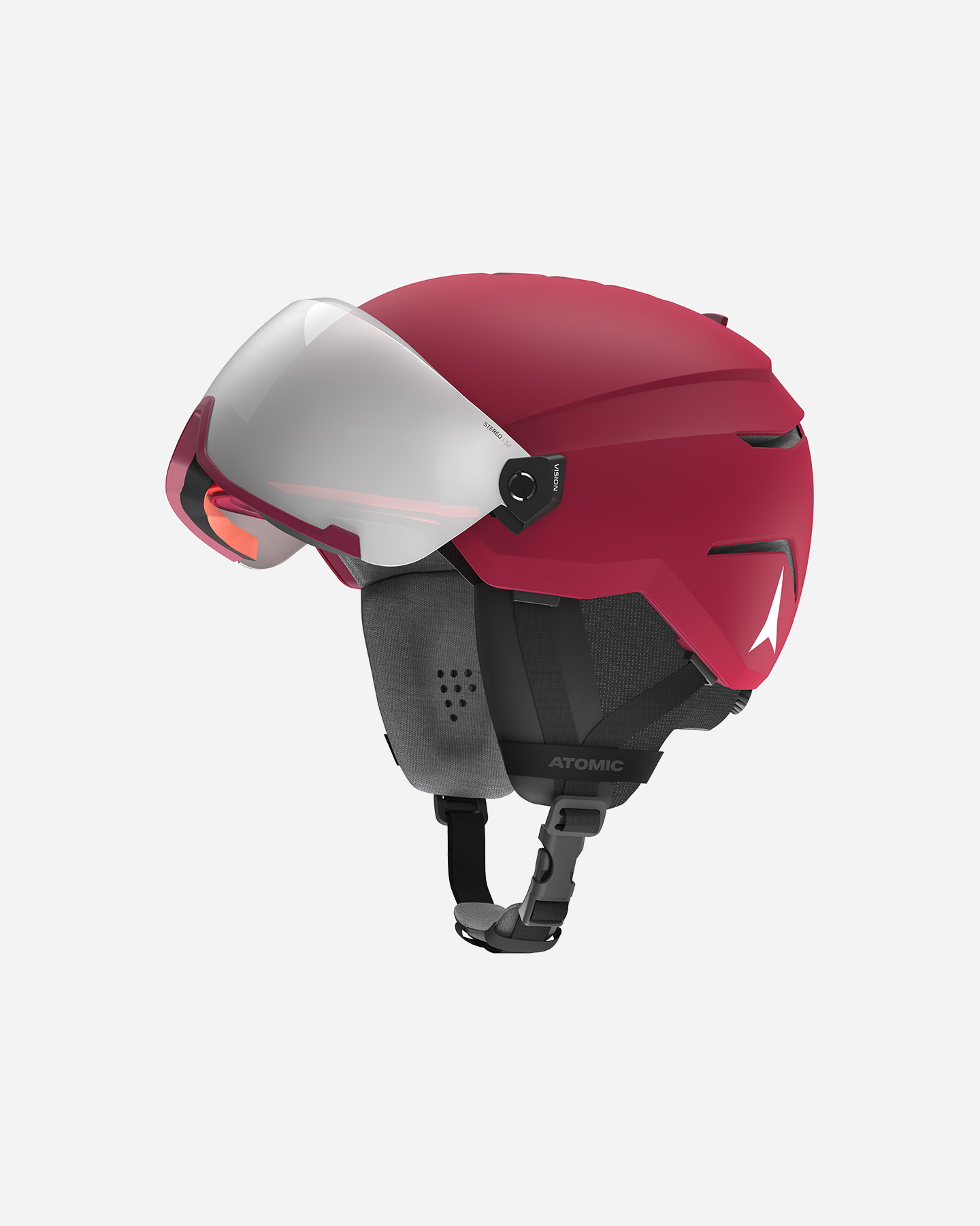 Casco sci ATOMIC SAVOR VISOR STEREO M - Rosso - 1 | Cisalfa Sport