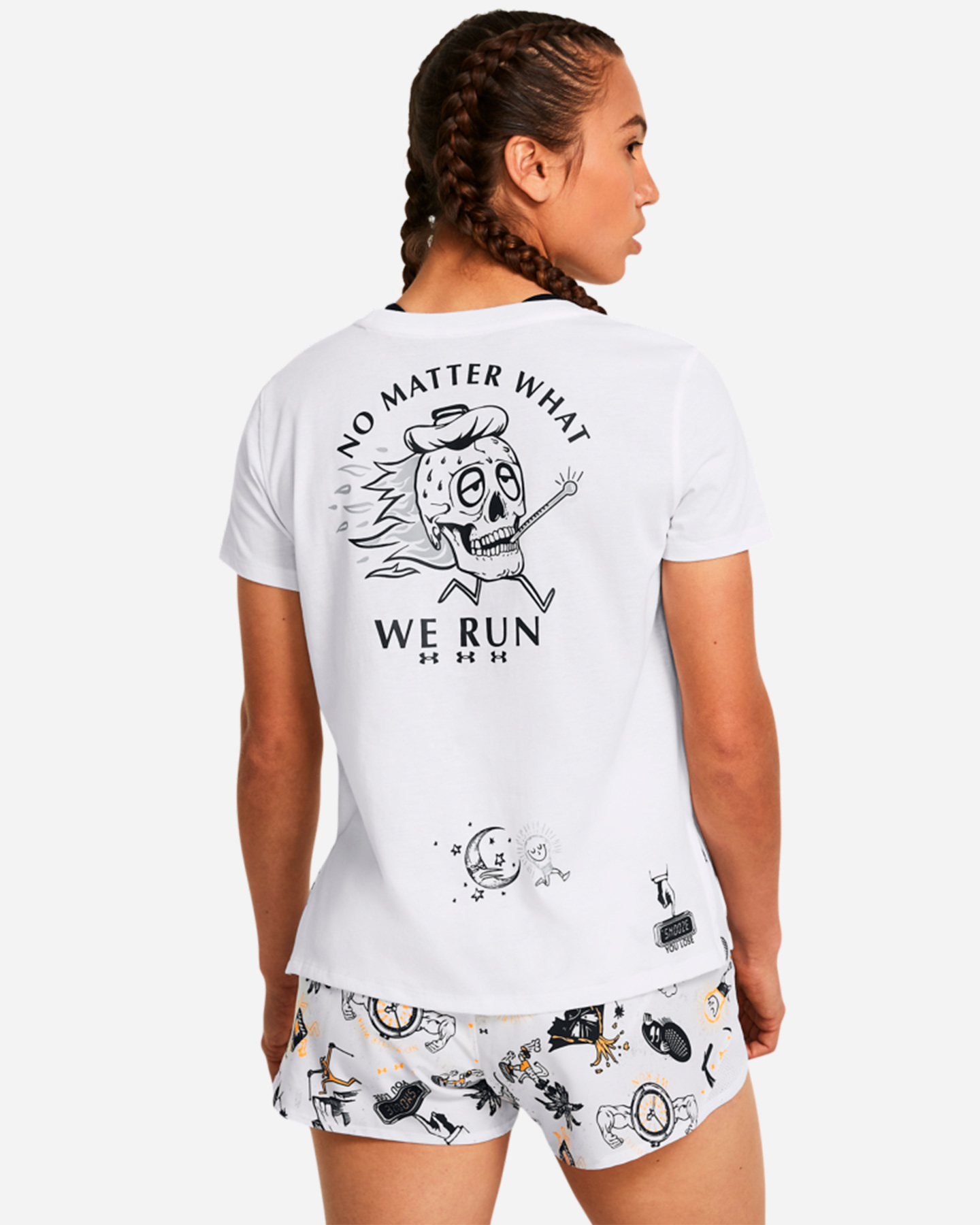 T-shirt running UNDER ARMOUR WE RUN W - Bianco - 3 | Cisalfa Sport