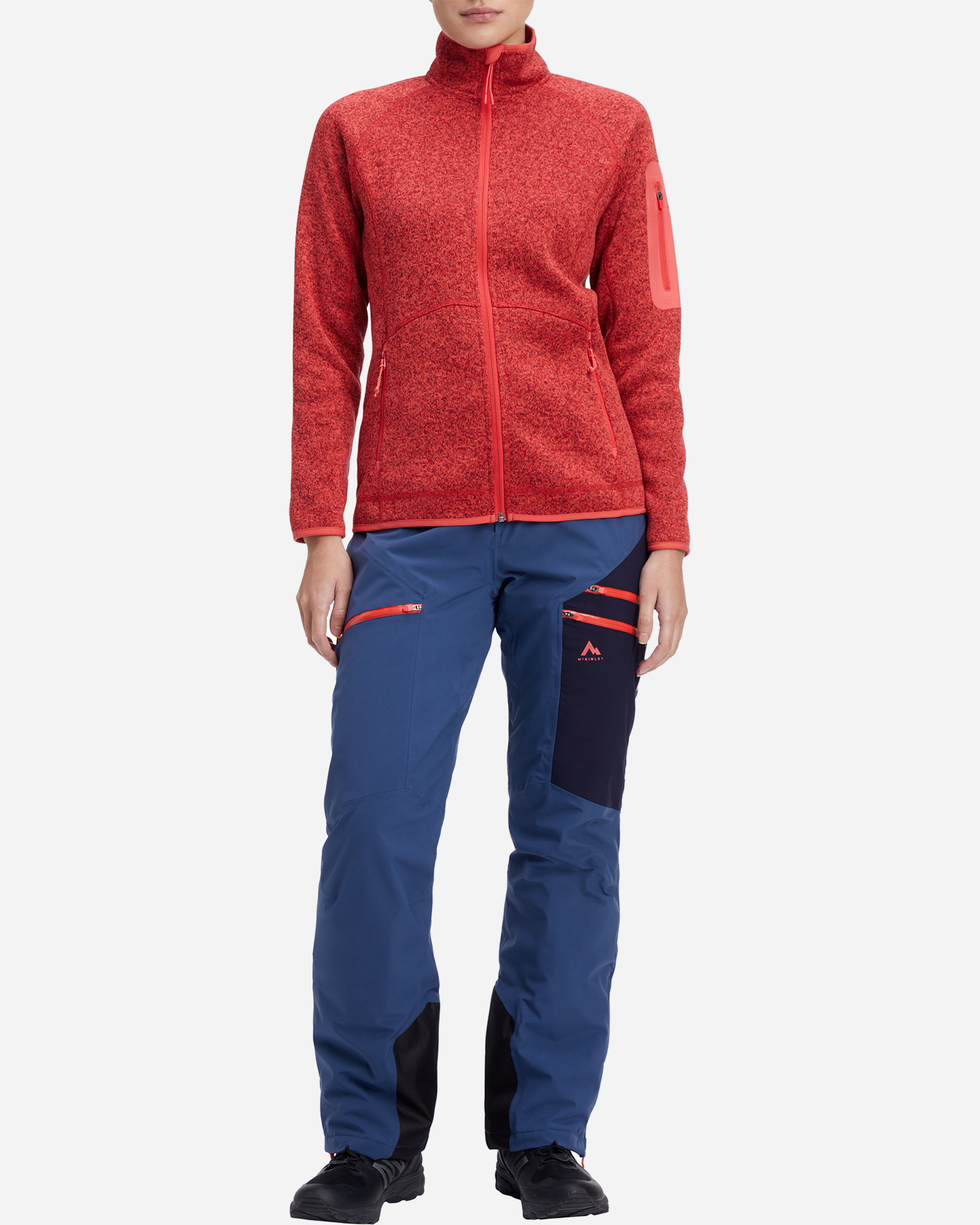 Pile MCKINLEY SKEENA W - Rosso - 3 | Cisalfa Sport