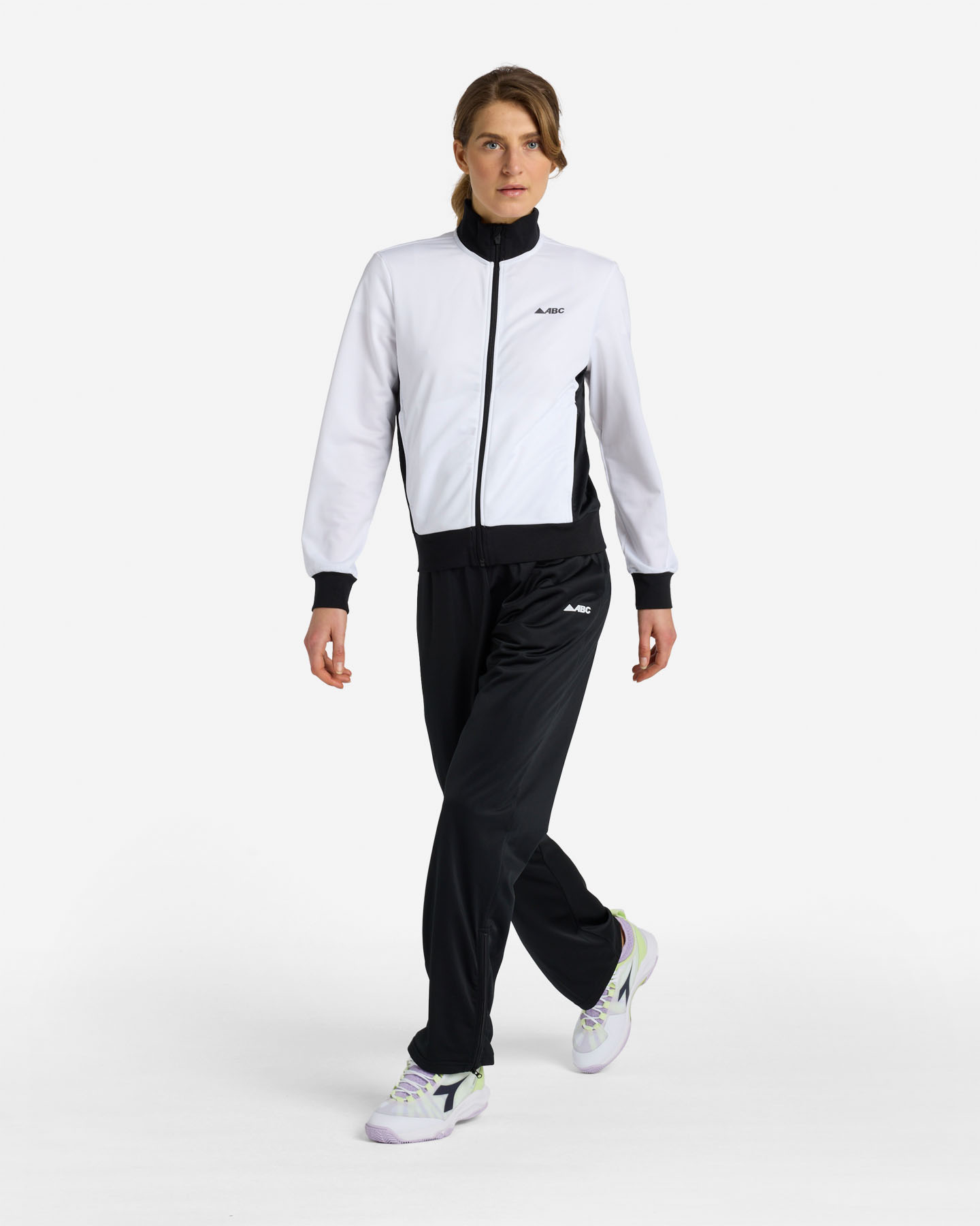 Giacca tennis ABC ESSENTIAL W - Bianco - 4 | Cisalfa Sport