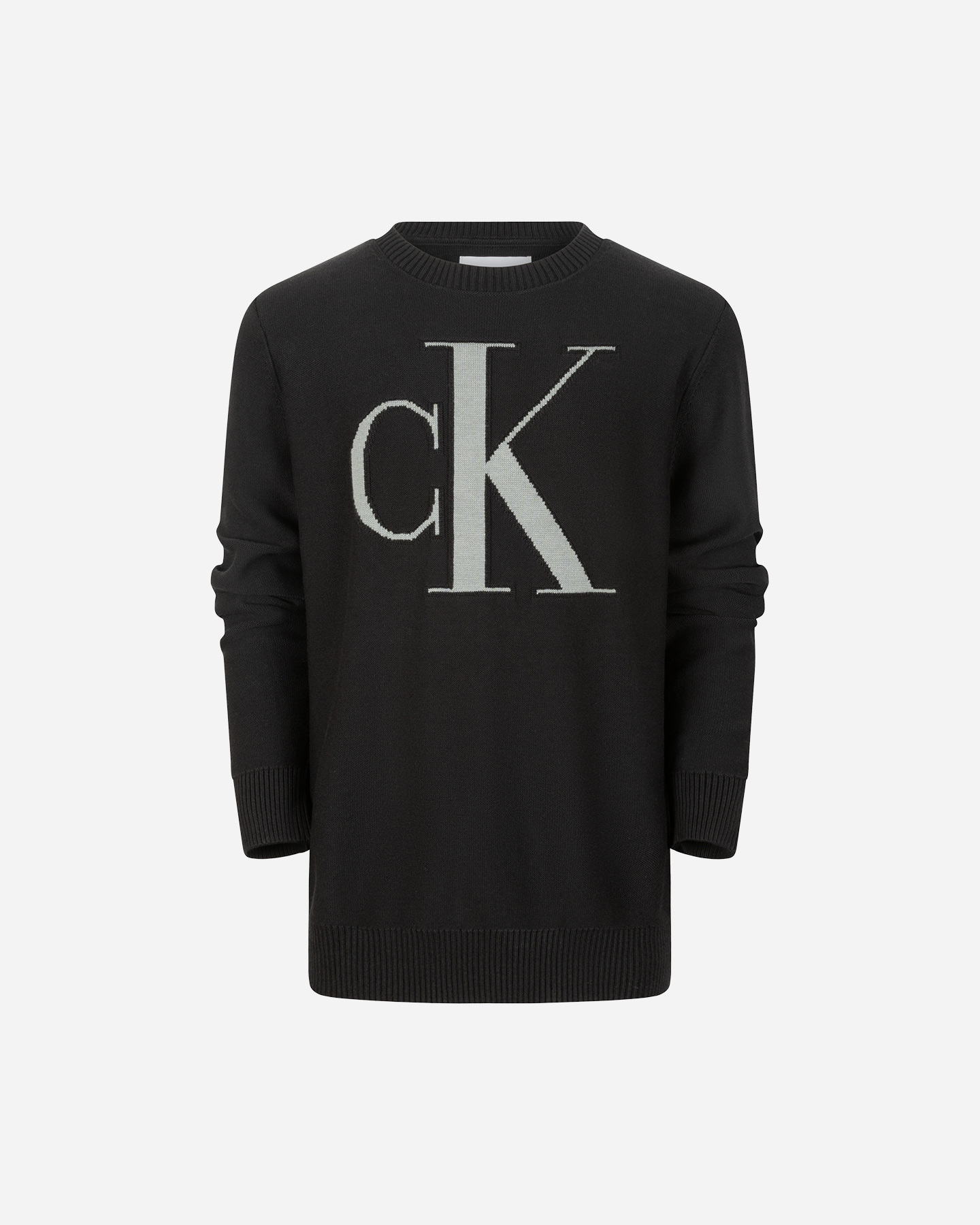 Maglione CALVIN KLEIN JEANS MONOGRAM JR - Nero - 0 | Cisalfa Sport