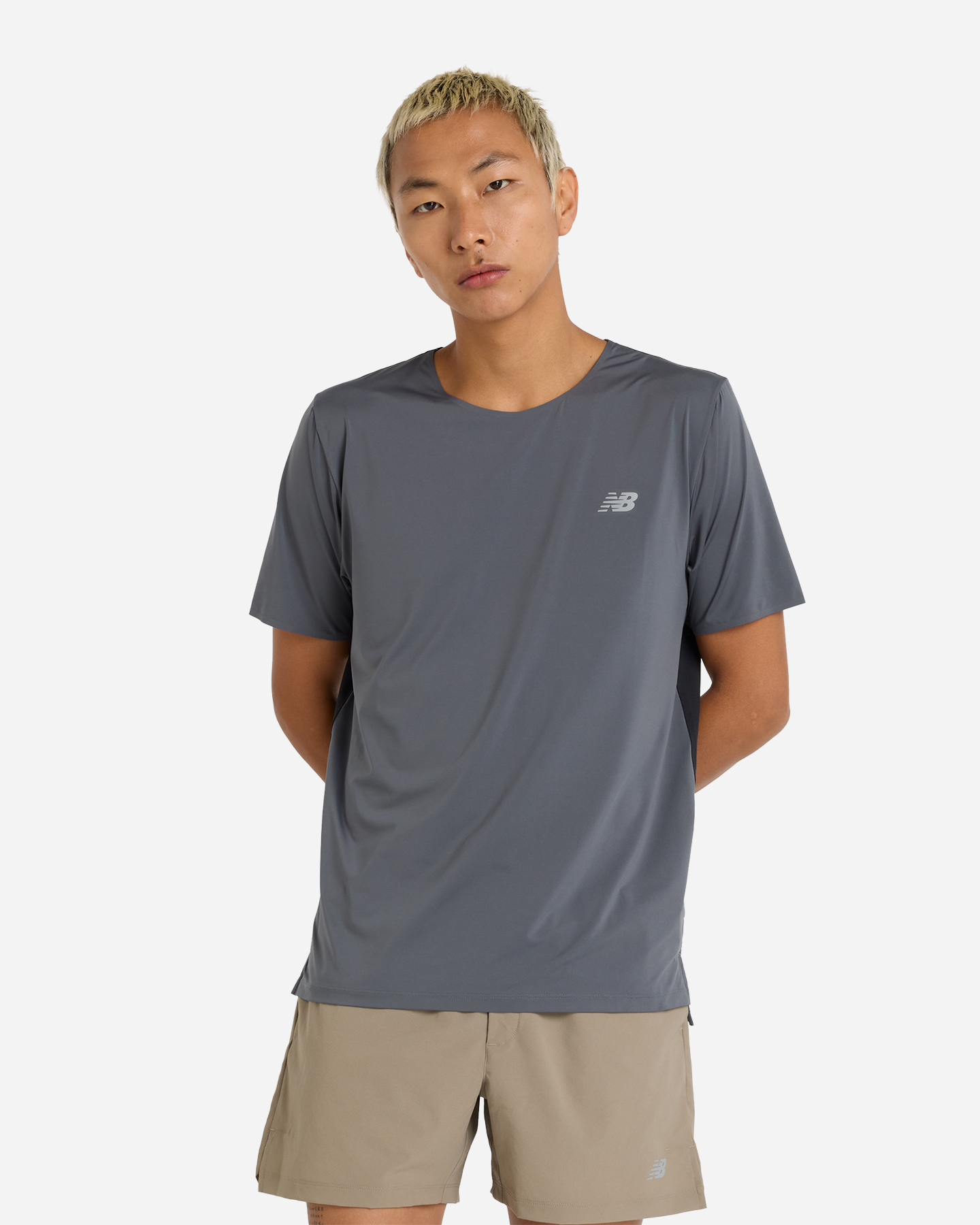 T-shirt running New Balance Race Day uomo