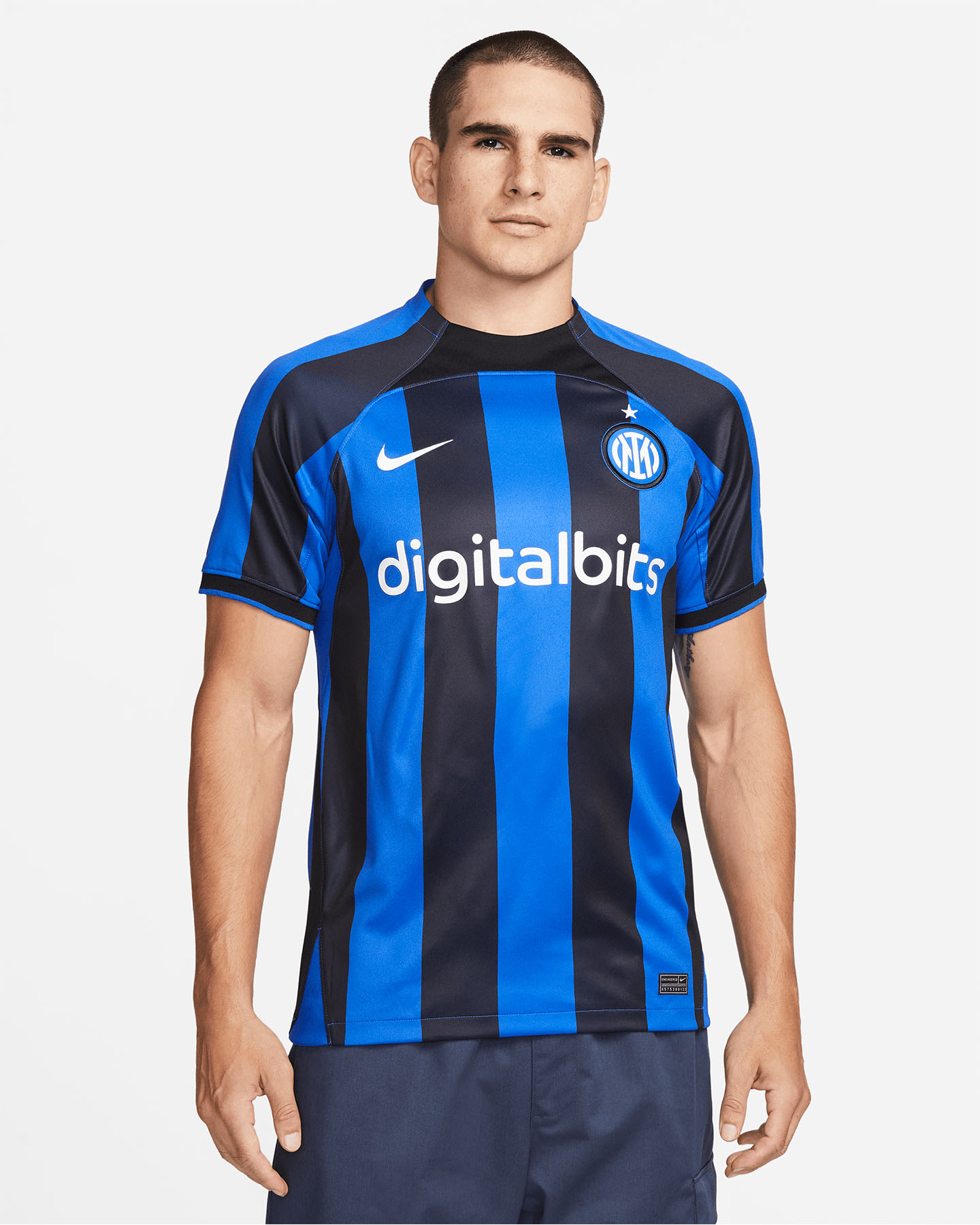Maglia calcio ufficiale NIKE DRI FIT INTER HOME 22-23 M - Blu - 2 | Cisalfa Sport