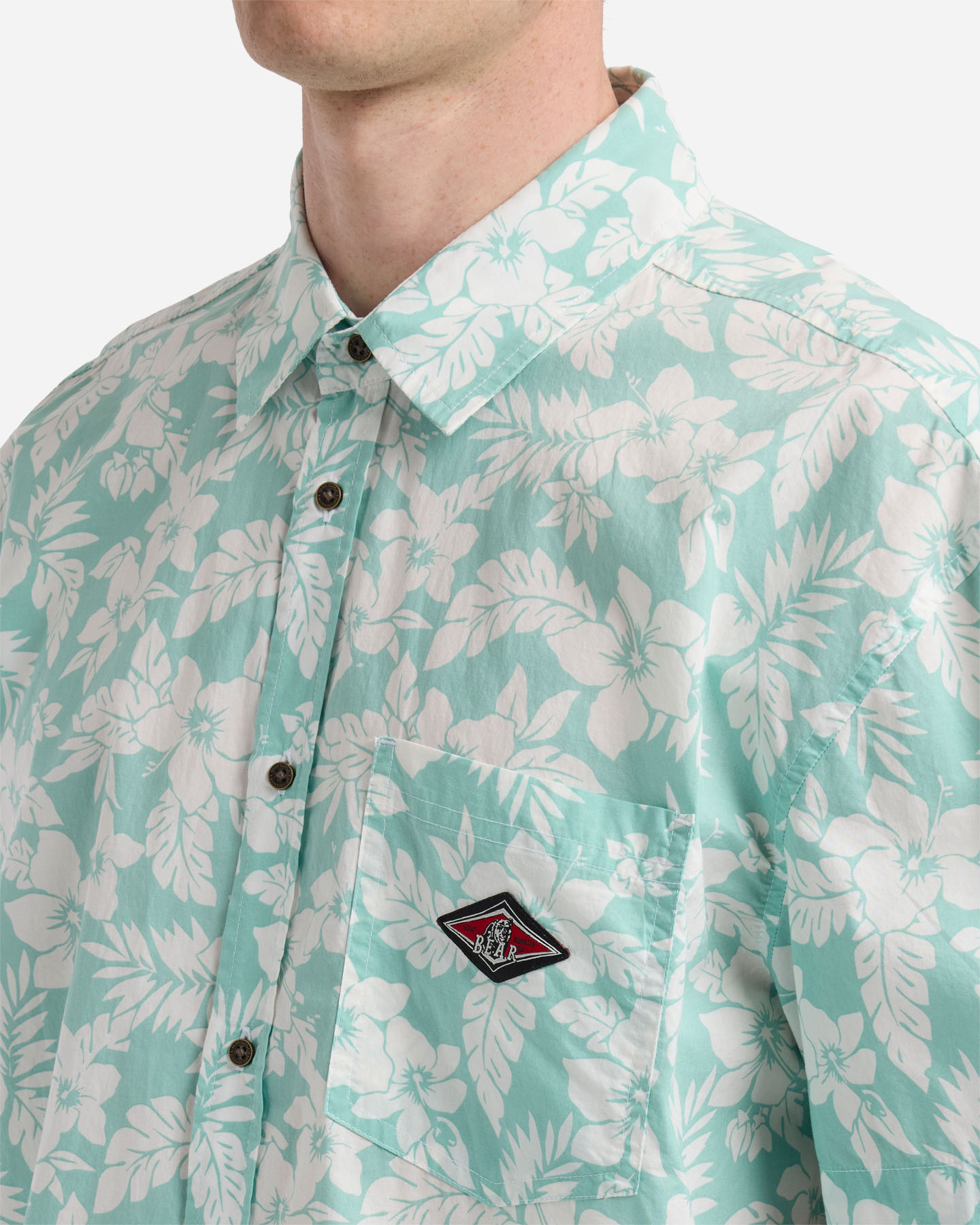 Camicia BEAR BEACH BREAK M - Verde - 5 | Cisalfa Sport