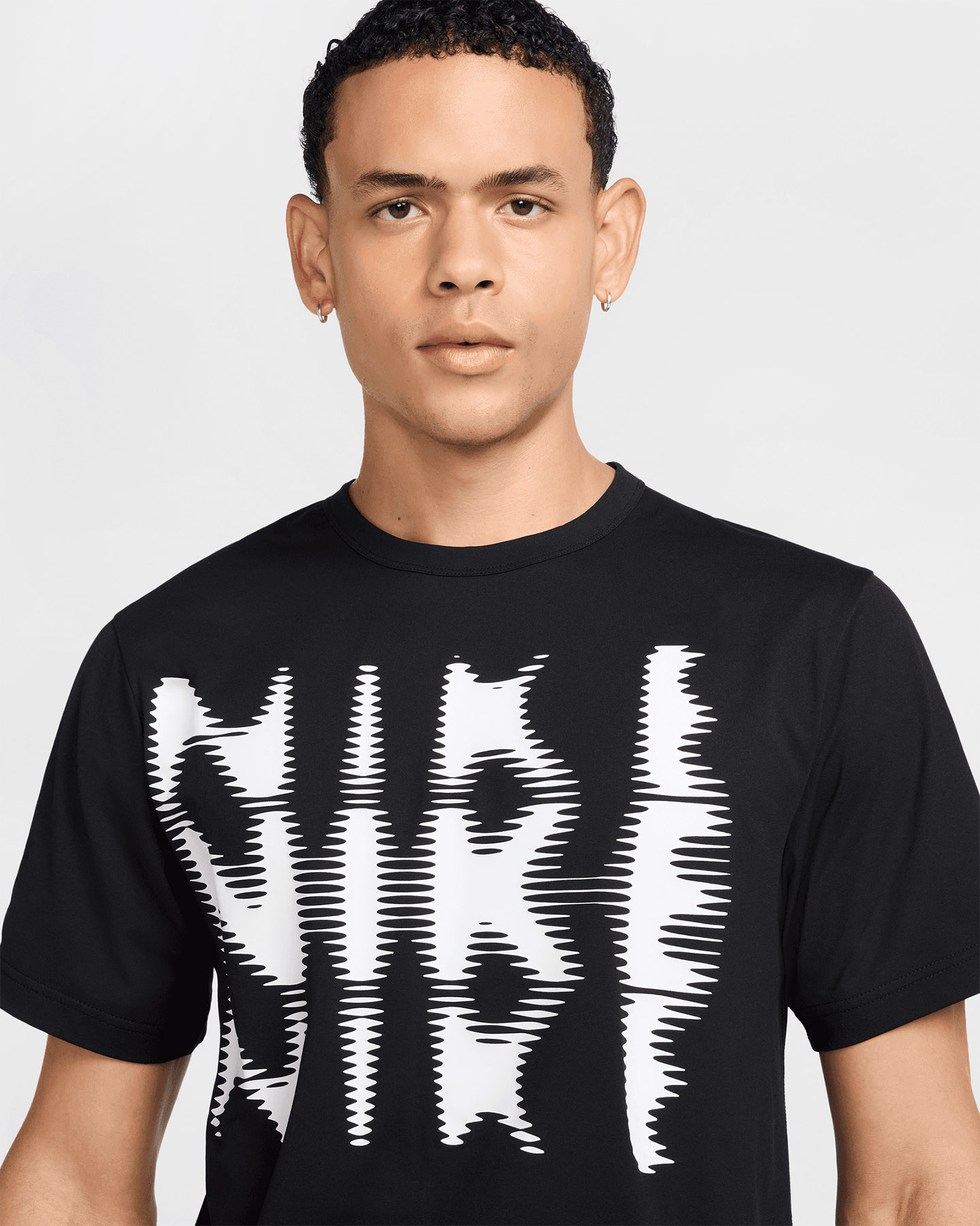 T-shirt training NIKE HYVERSE SWOOSH M - Nero - 3 | Cisalfa Sport