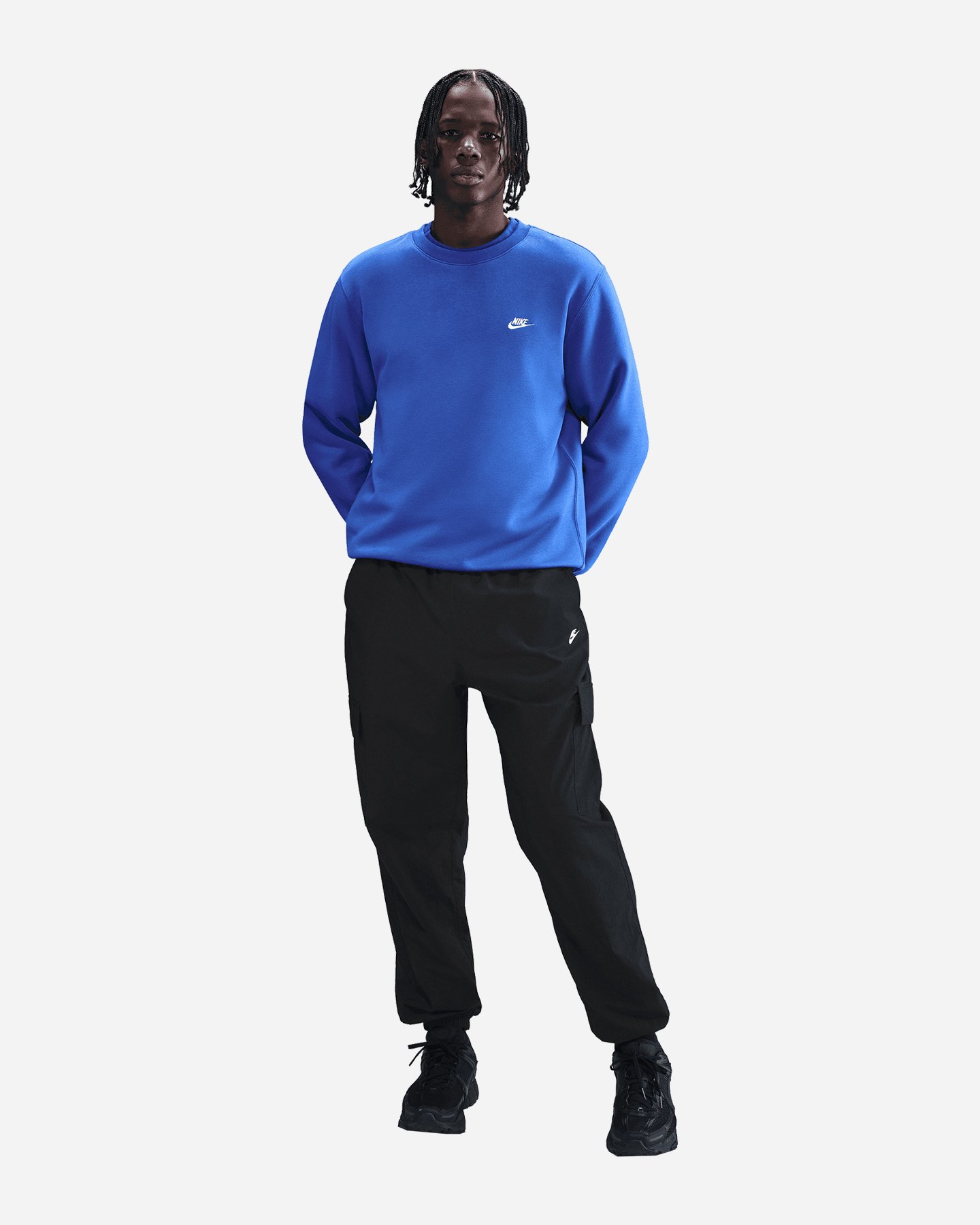 Pantalone NIKE CLUB M - Nero - 1 | Cisalfa Sport